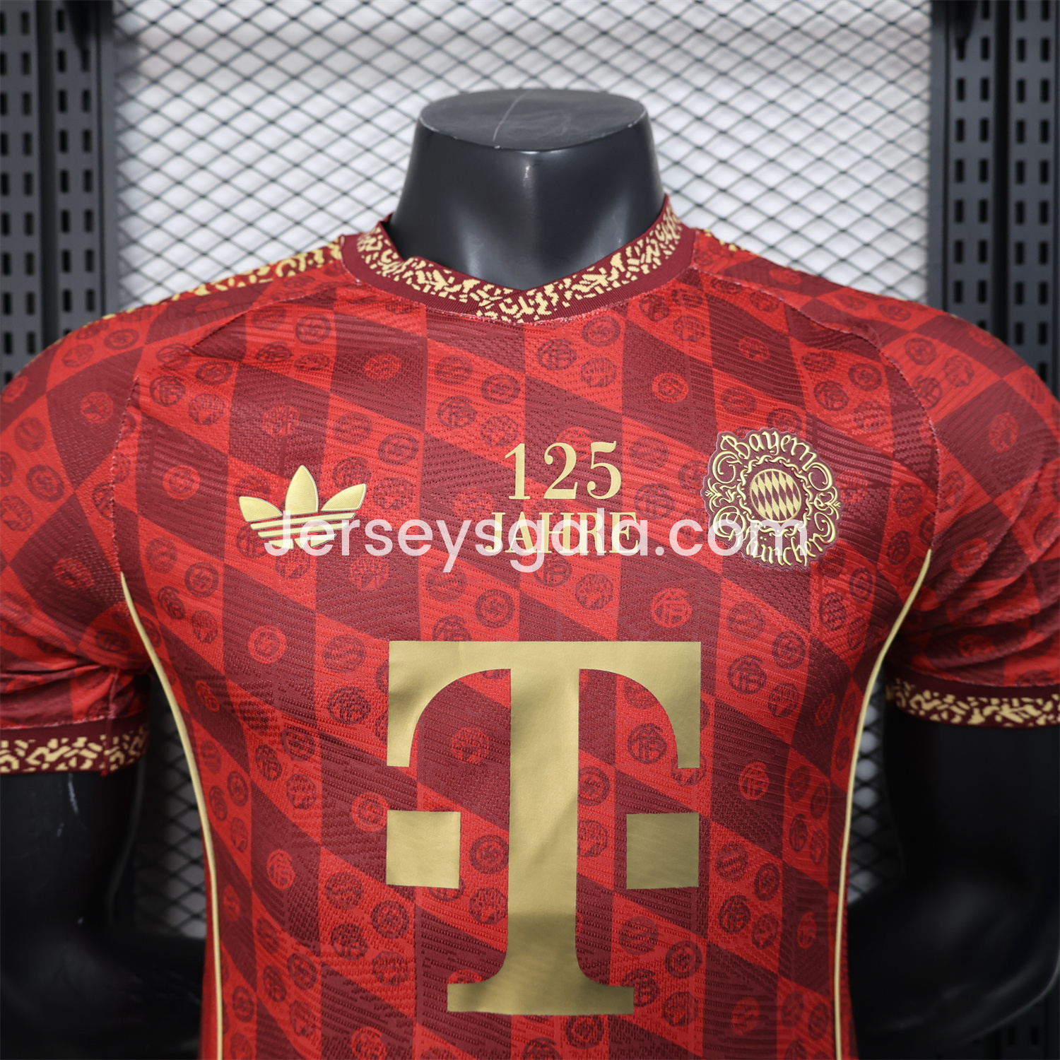 Bayern Munich 2025 125th Anniversary Diamond Pattern Special Jersey - Player Version - SOCCERDEALSHOP