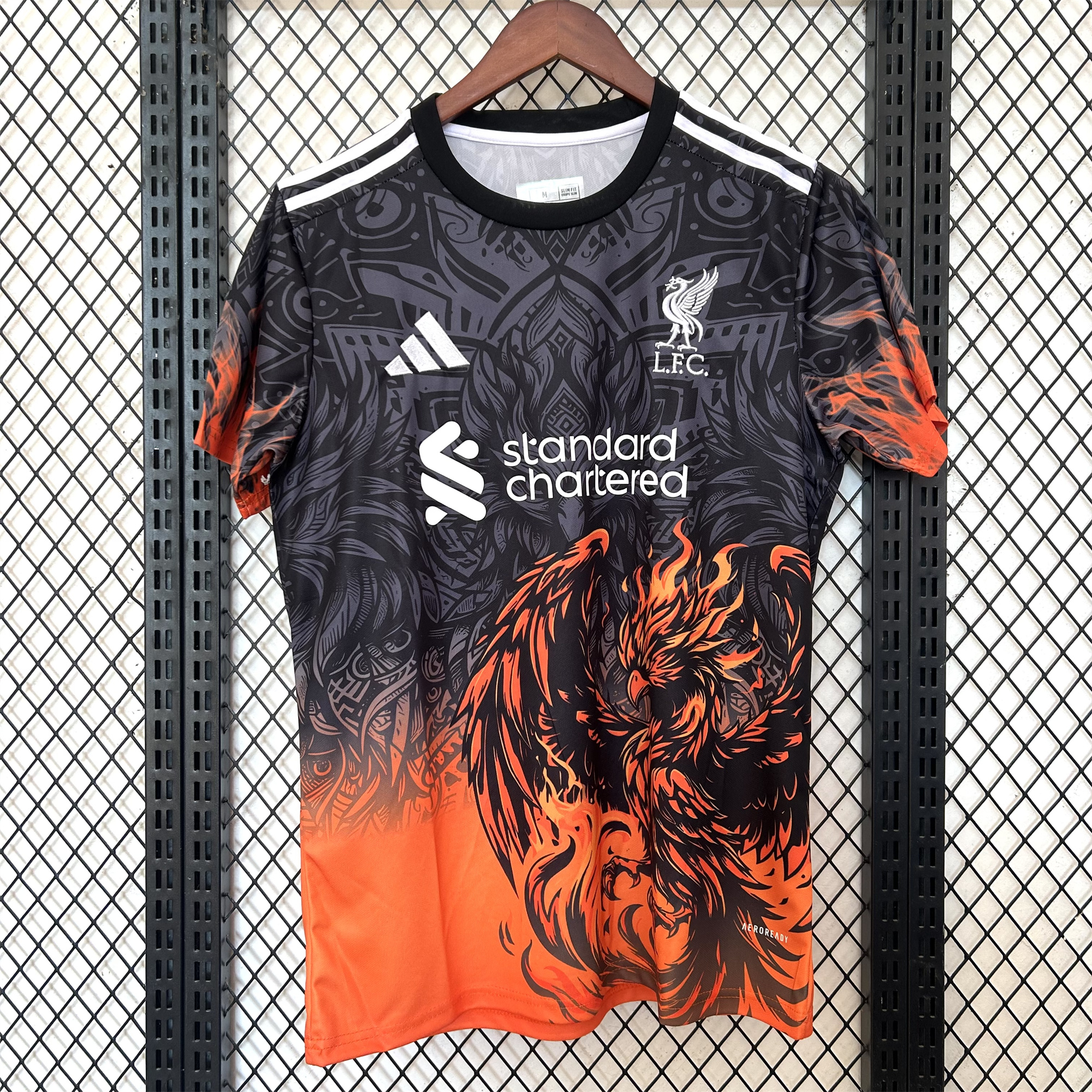 Liver.pool 24-25 Orange Fire Phoenix Special Edition Jersey - Fans Version - SOCCERDEALSHOP
