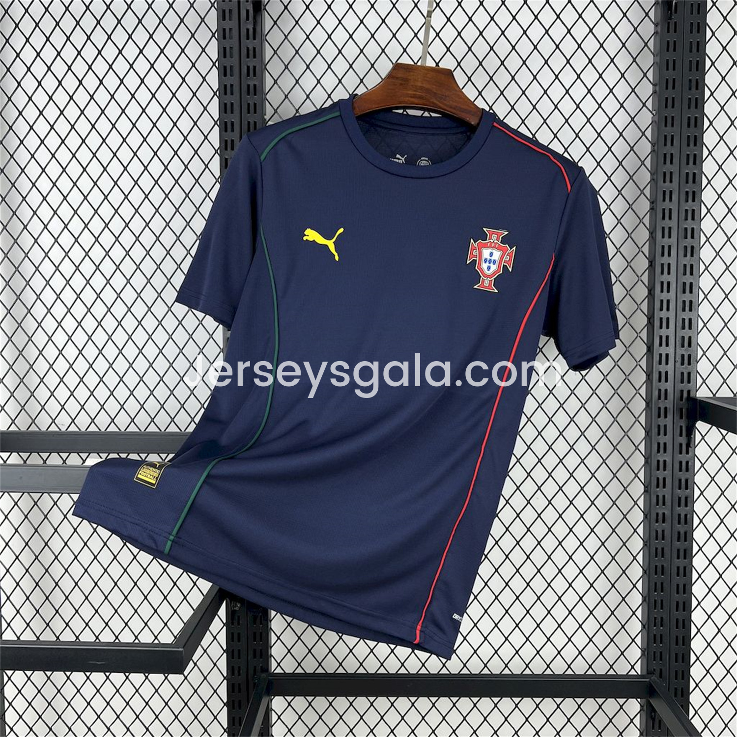 Portugal 2025-26 Navy Blue Casuals Jersey - Fans Version - SOCCERDEALSHOP