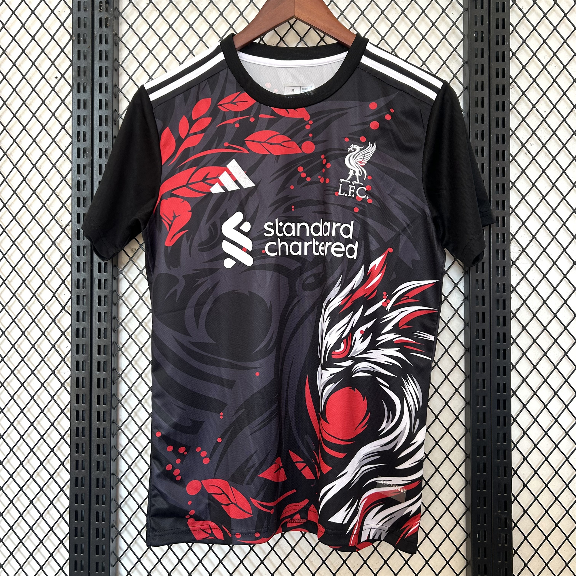 Liver.pool 24-25 Black Fire Phoenix Special Edition Jersey - Fans Version - SOCCERDEALSHOP