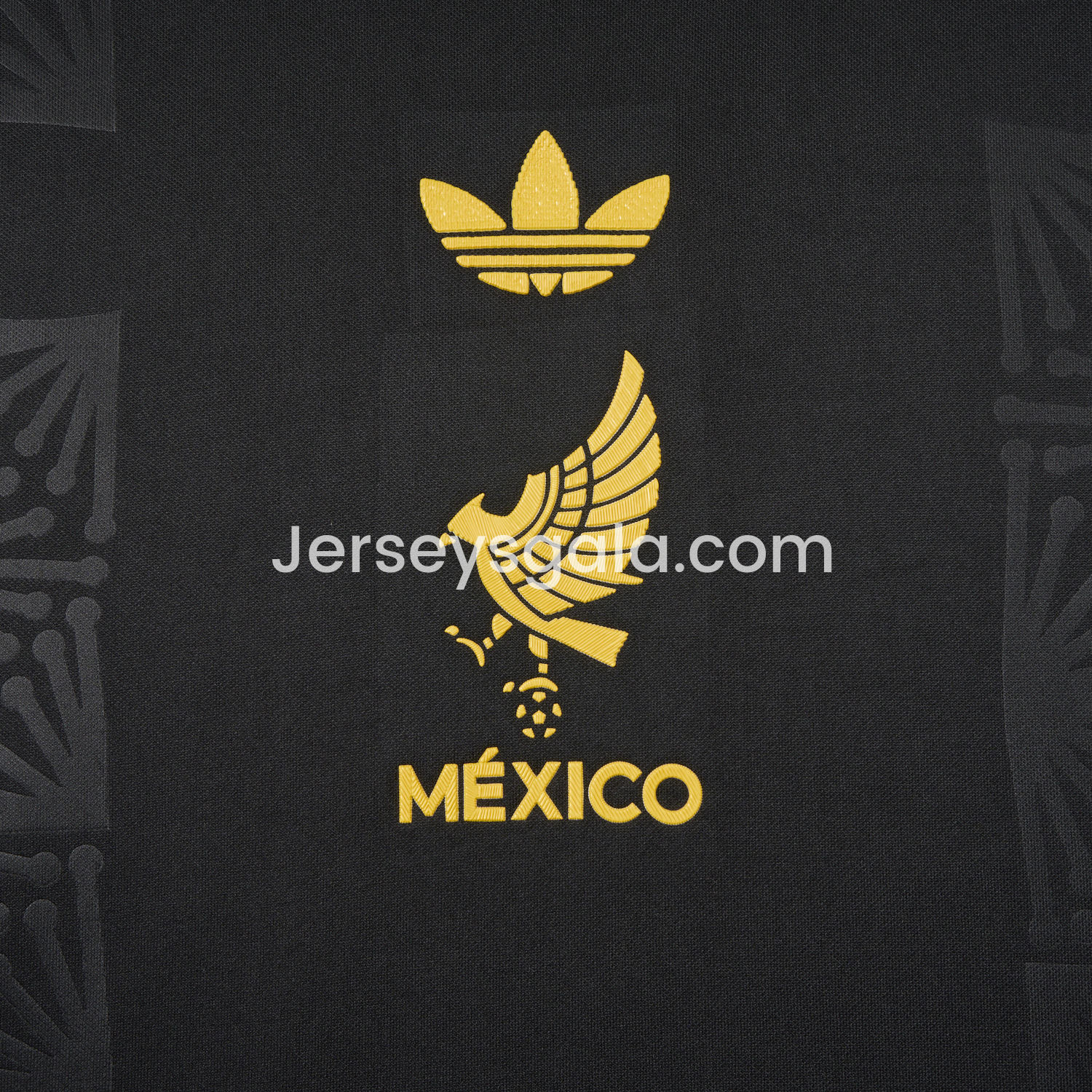 Mexico 2025 Gold Cup Home Black Jersey - Fans Version - SOCCERDEALSHOP