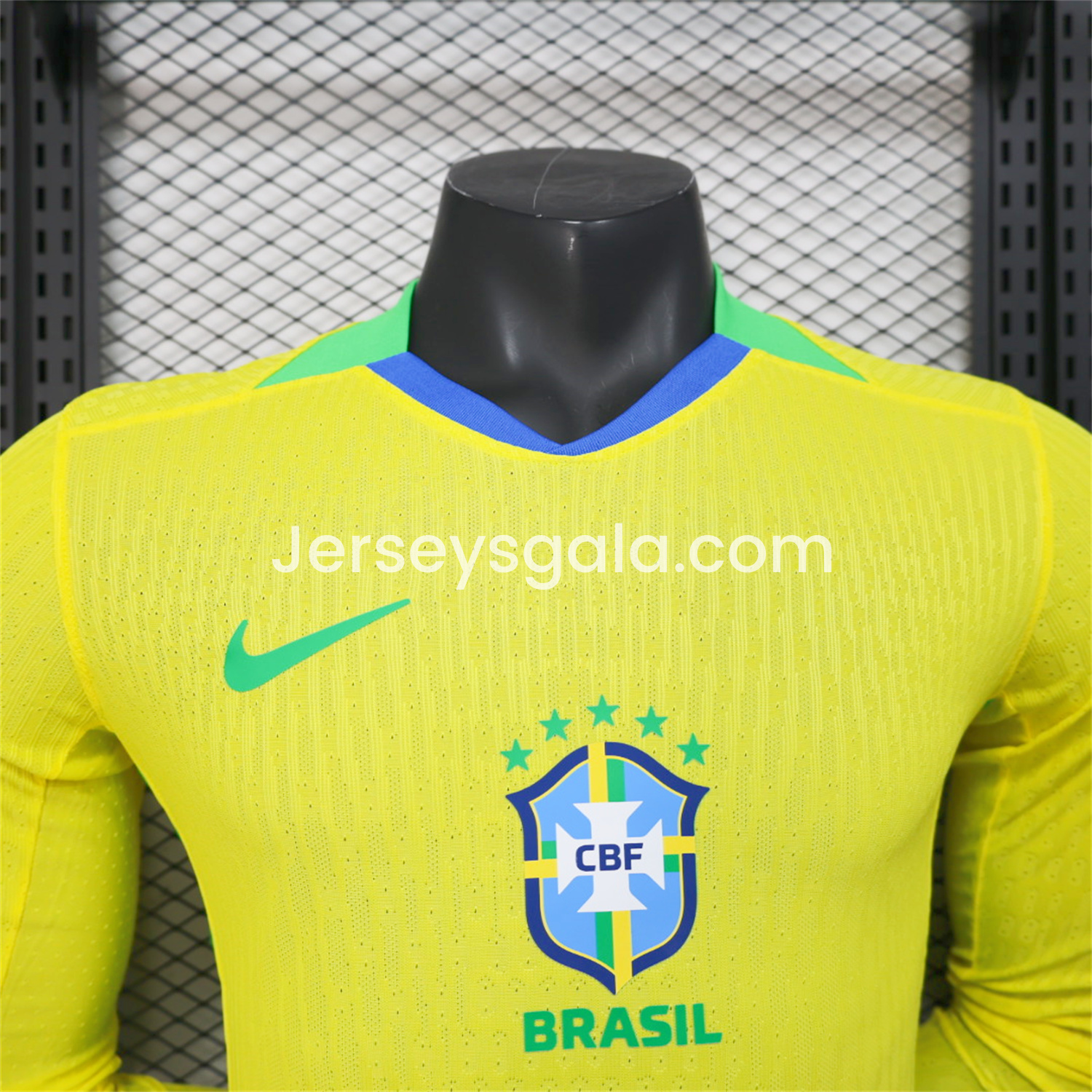 Brazil 2025 Women's Team Home Long Sleeves Jersey - Men's Player Version - SOCCERDEALSHOP