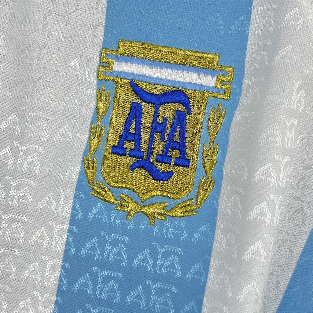Retro Argentina 1996 Home Jersey - SOCCERDEALSHOP