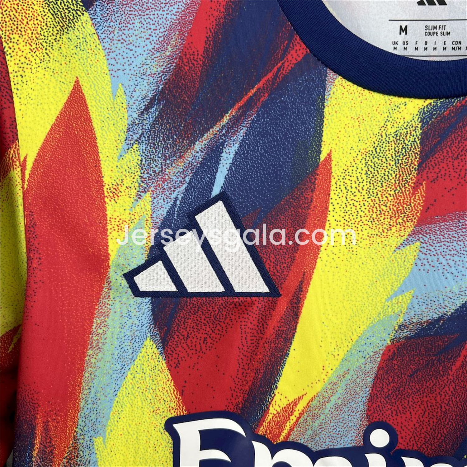 Arsenal 25-26 Colorful Flame Graffiti Pre-match Training Jersey - Fans Version - SOCCERDEALSHOP