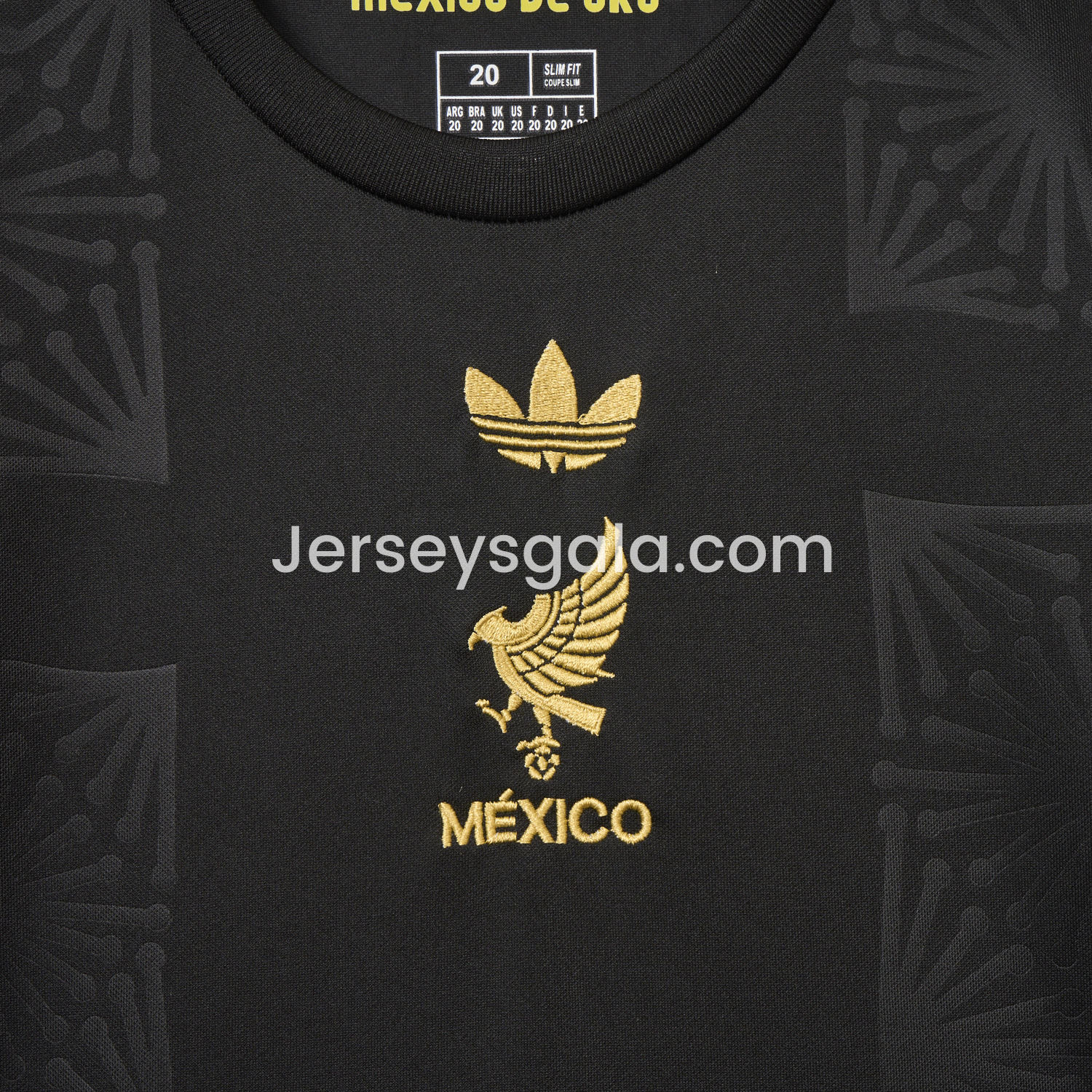 Mexico 2025 Gold Cup Black Kids Kit - SOCCERDEALSHOP