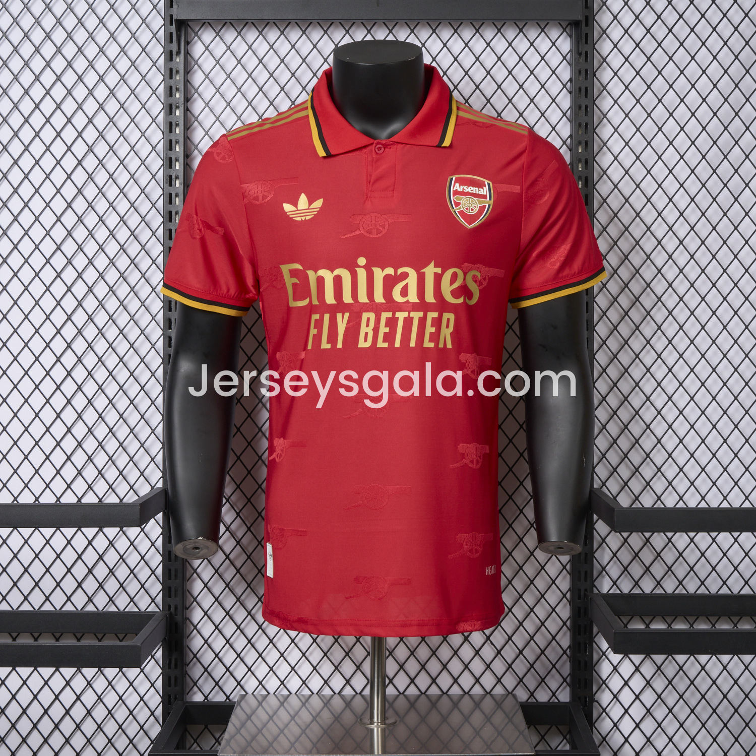 Arsenal 25-26 Red POLO Special Edition Jersey - Player Version - SOCCERDEALSHOP