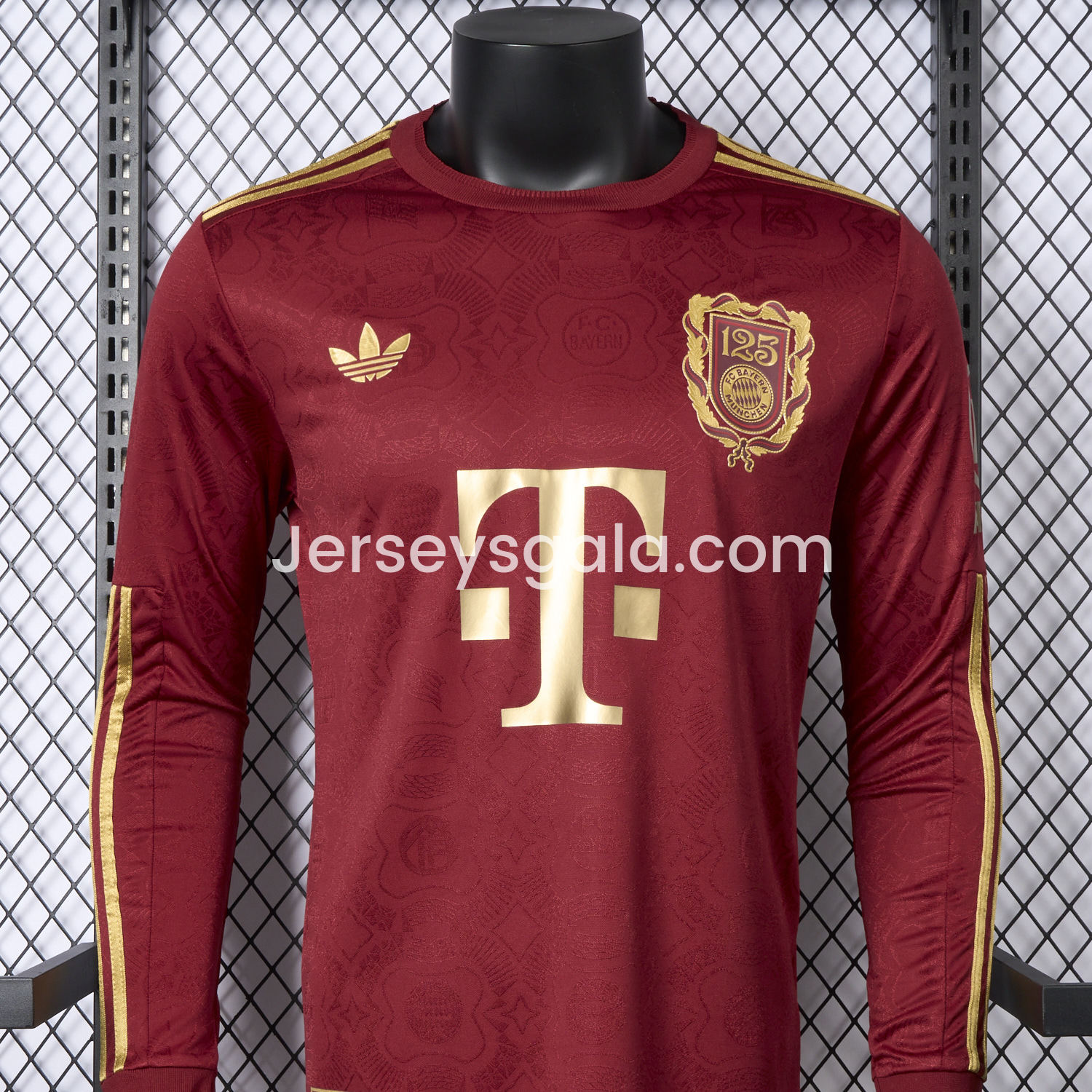 Bayern Munich 2025 125th Anniversary Long Sleeves Jersey - Player Version - SOCCERDEALSHOP