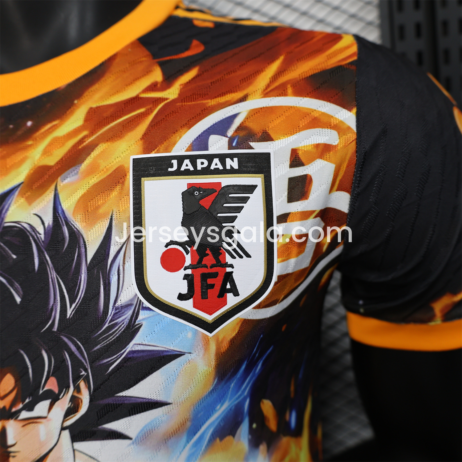 Japan 25-26 Goku Fighting Form Black Special Jersey - Player Version - SOCCERDEALSHOP