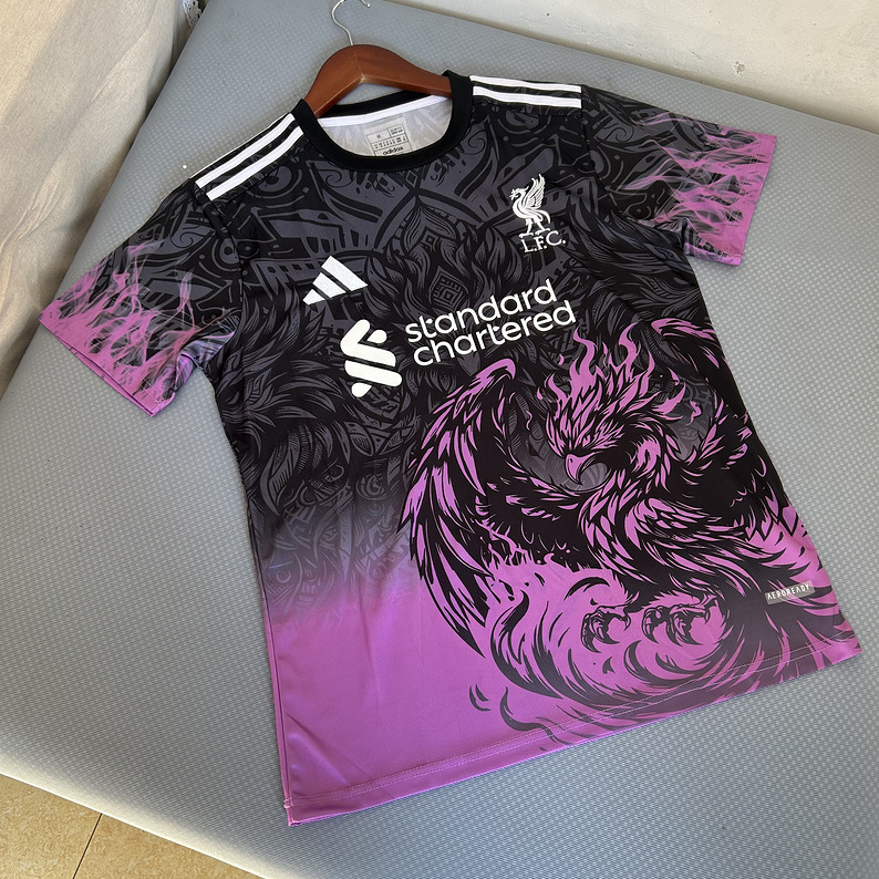 Liver.pool 24-25 Purple Fire Phoenix Special Edition Jersey - Fans Version - SOCCERDEALSHOP
