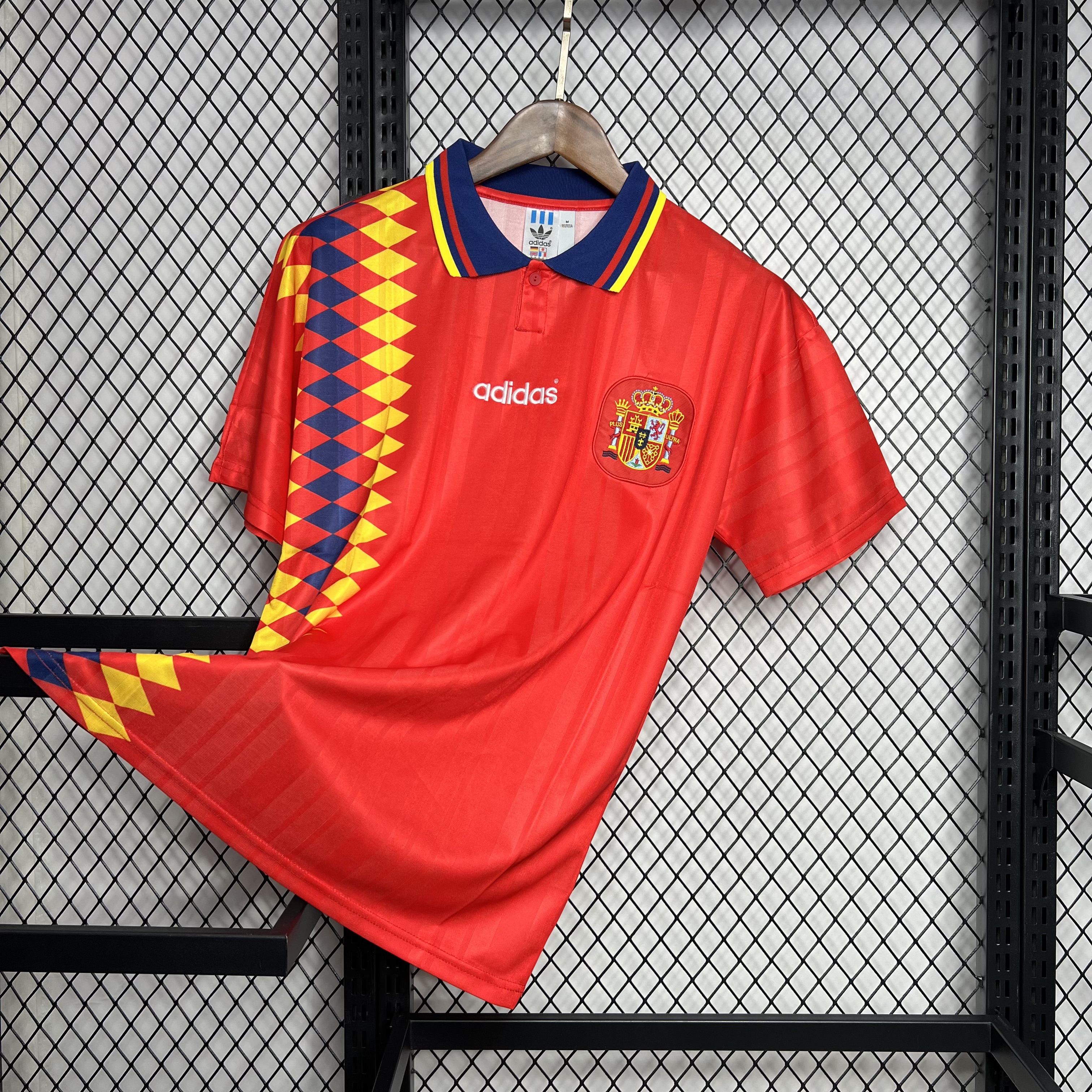 Retro Spain 1994 Home Stadium Jersey - SOCCERDEALSHOP