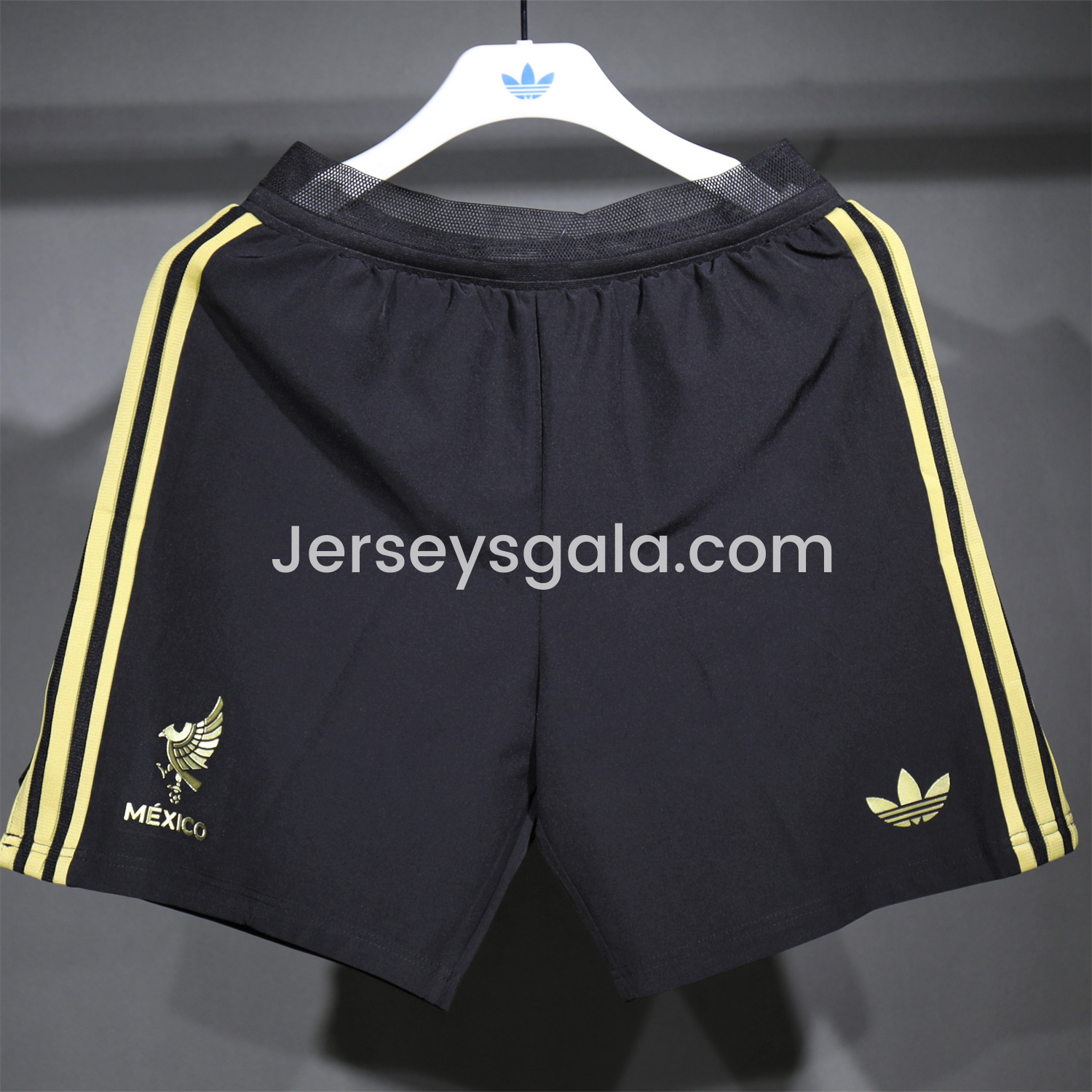 Mexico 2025 Gold Cup Black Shorts - Player Version - SOCCERDEALSHOP