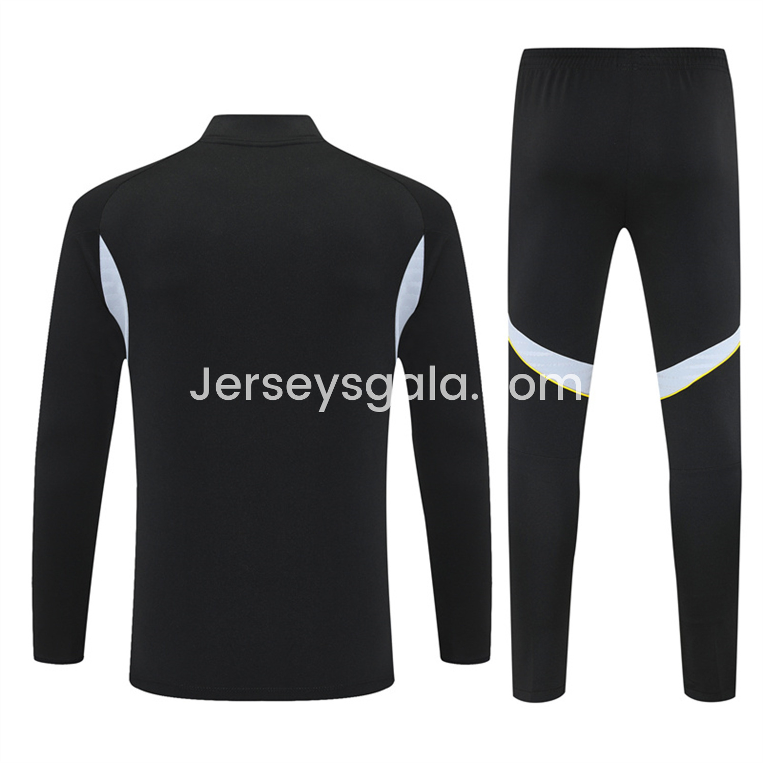Real Madrid 25-26 Long Sleeves Training Set - Black Top & Black Pants - SOCCERDEALSHOP