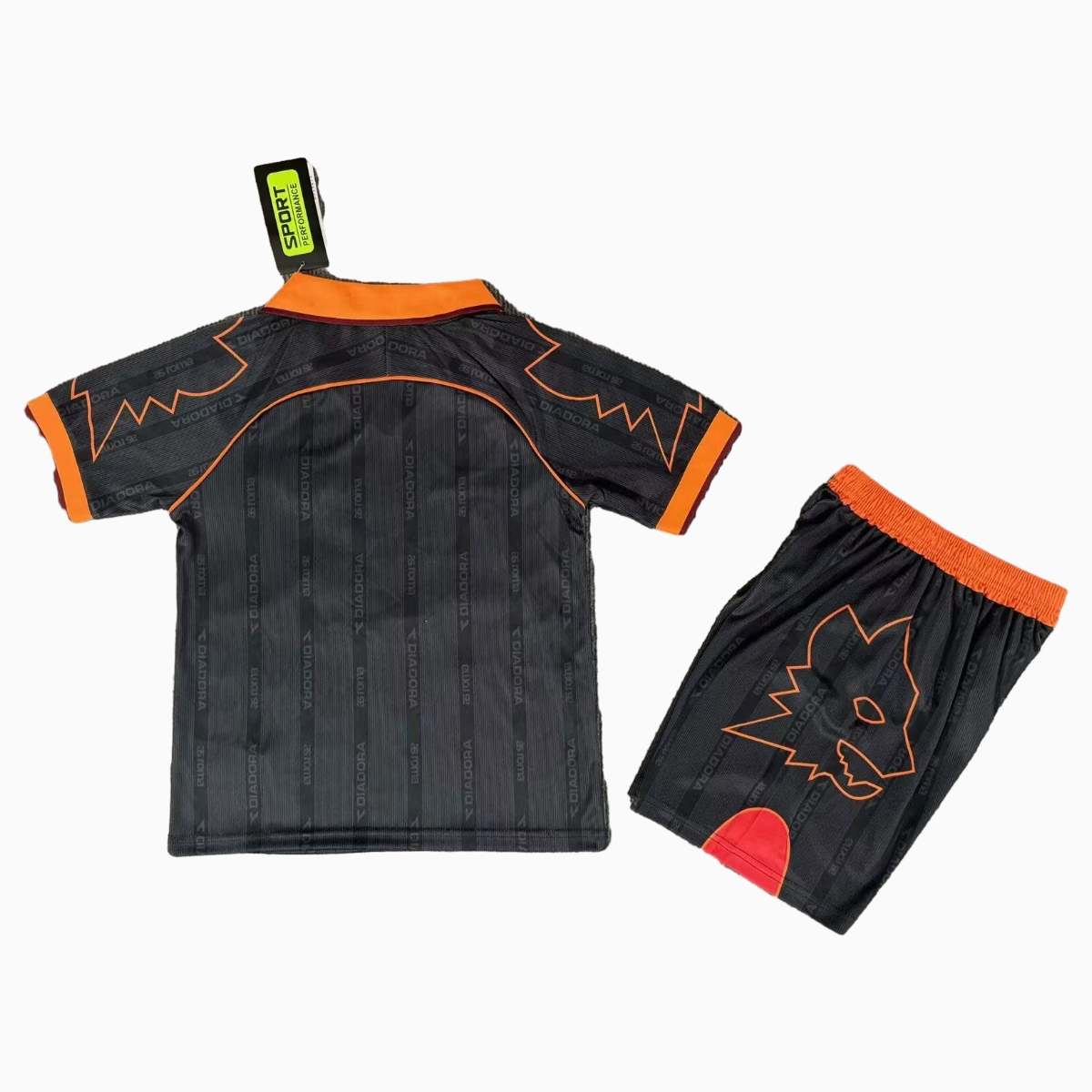 Retro Roma 1999-00 Third Kids Kit - SOCCERDEALSHOP