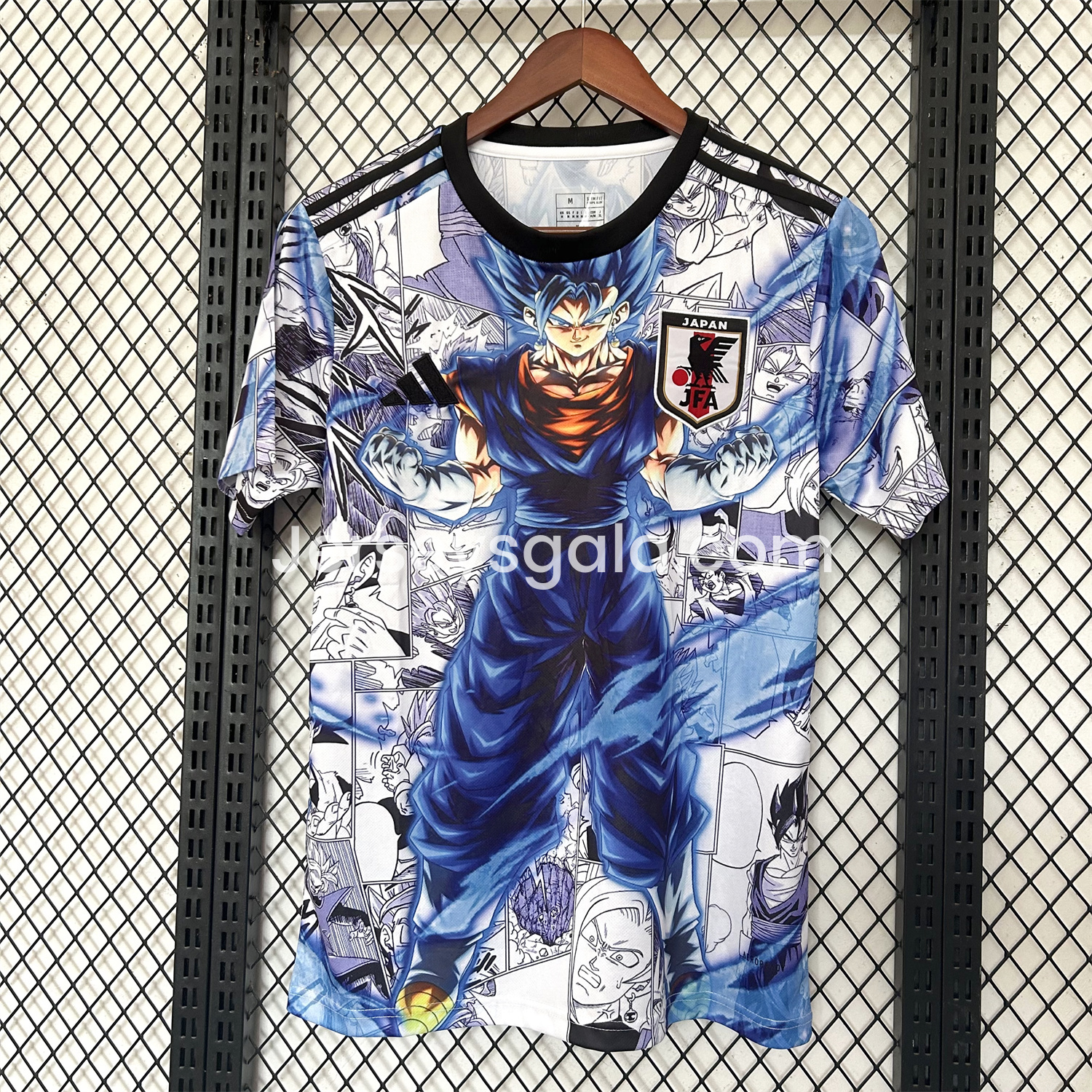 Japan 25-26 Blue Goku Black & White Background Special Jersey - Fans Version - SOCCERDEALSHOP