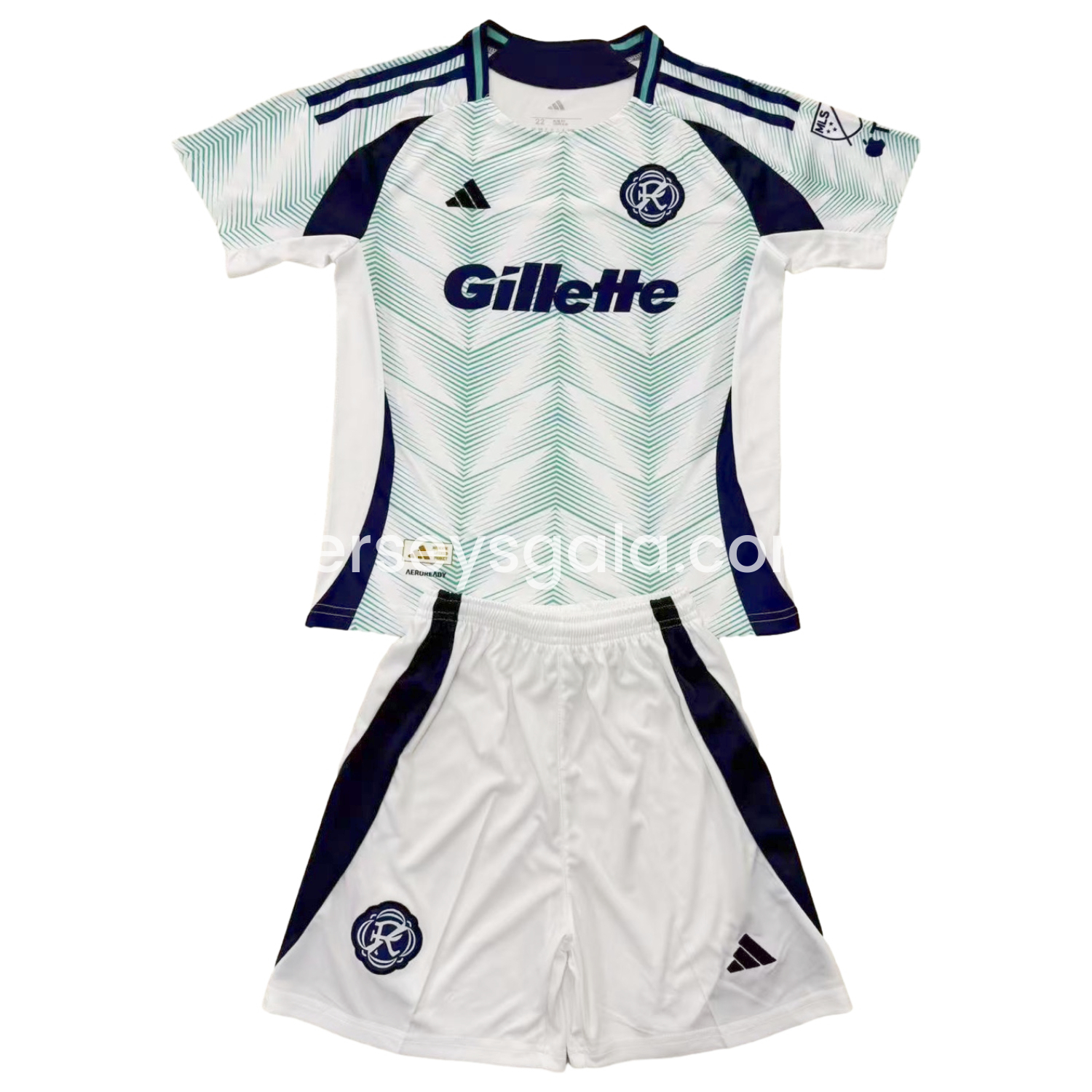 New England Revolution 2025 Away Kids Kit - SOCCERDEALSHOP