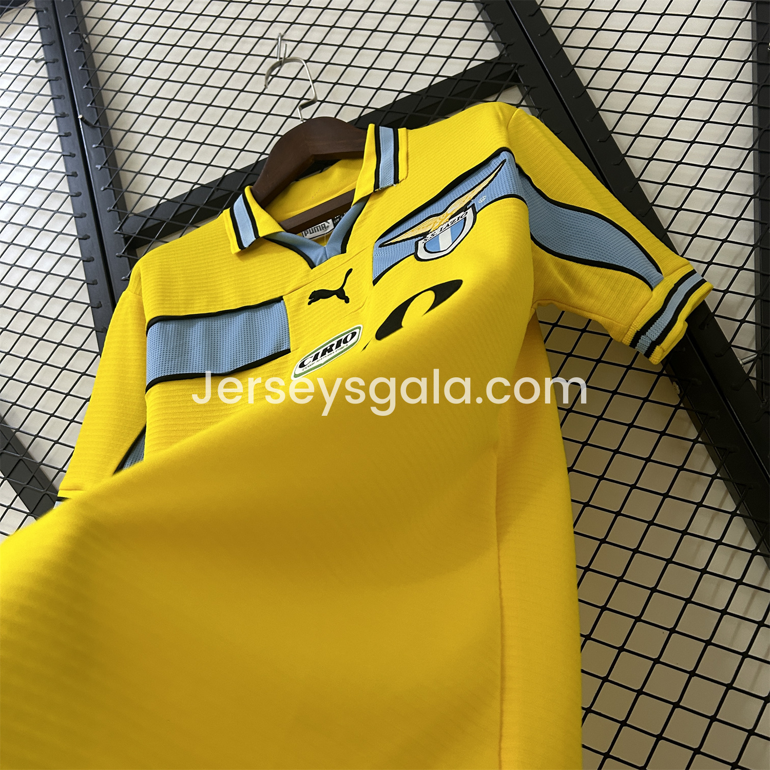 Retro Lazio 98-99 Yellow Away Jersey - SOCCERDEALSHOP