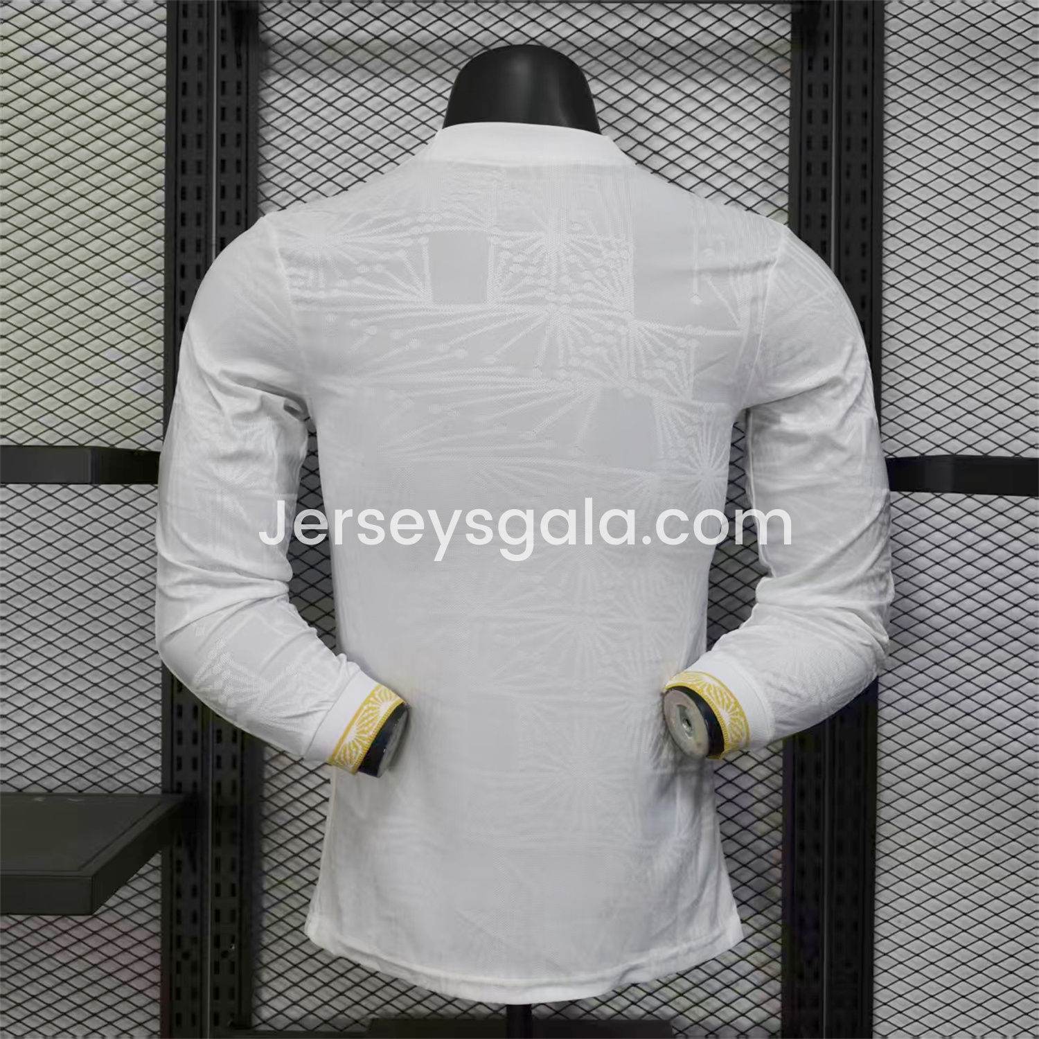 Mexico 2025 Gold Cup White Long Sleeves Jersey - Player Version - SOCCERDEALSHOP