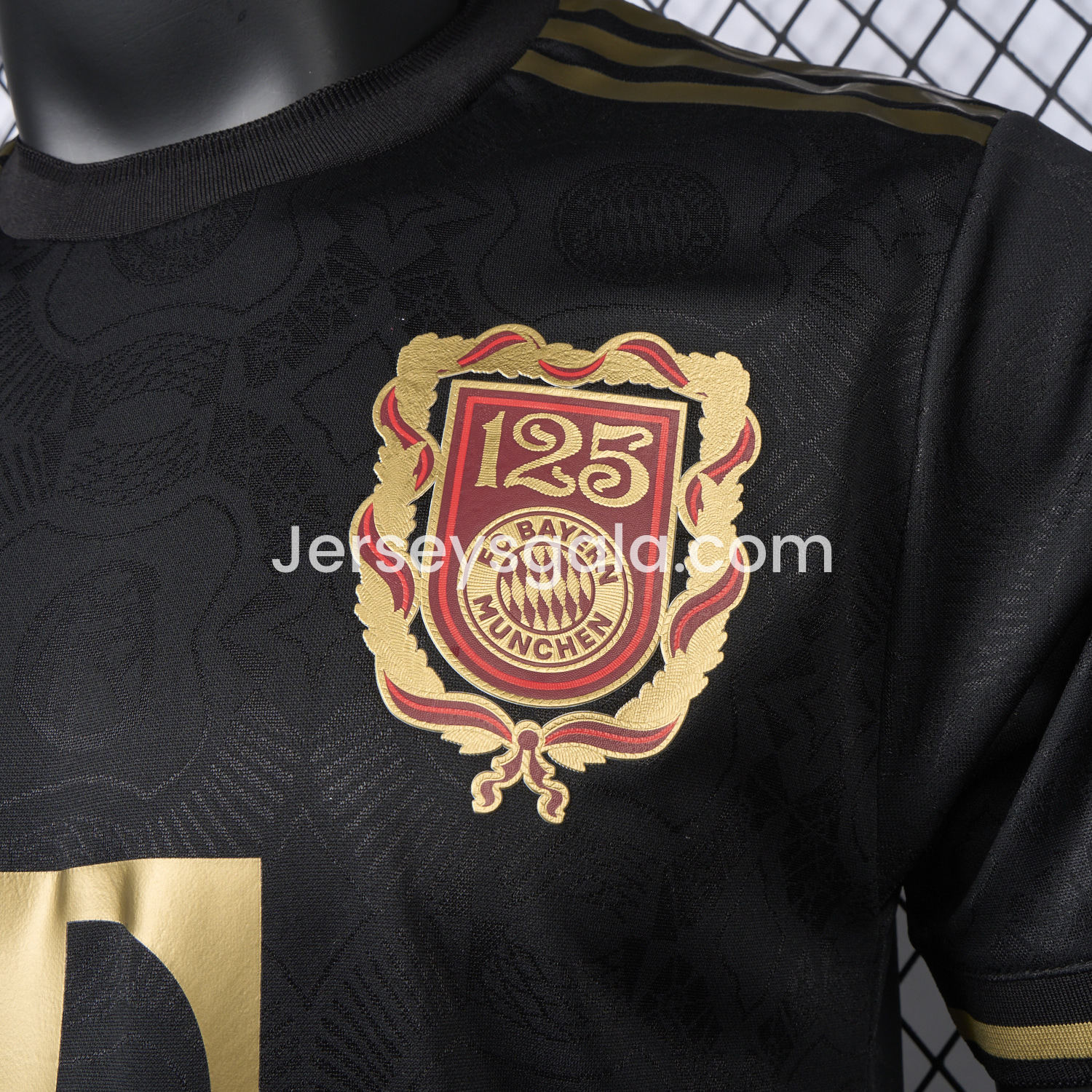 Bayern Munich 2025 Black 125th Anniversary Jersey - Player Version - SOCCERDEALSHOP