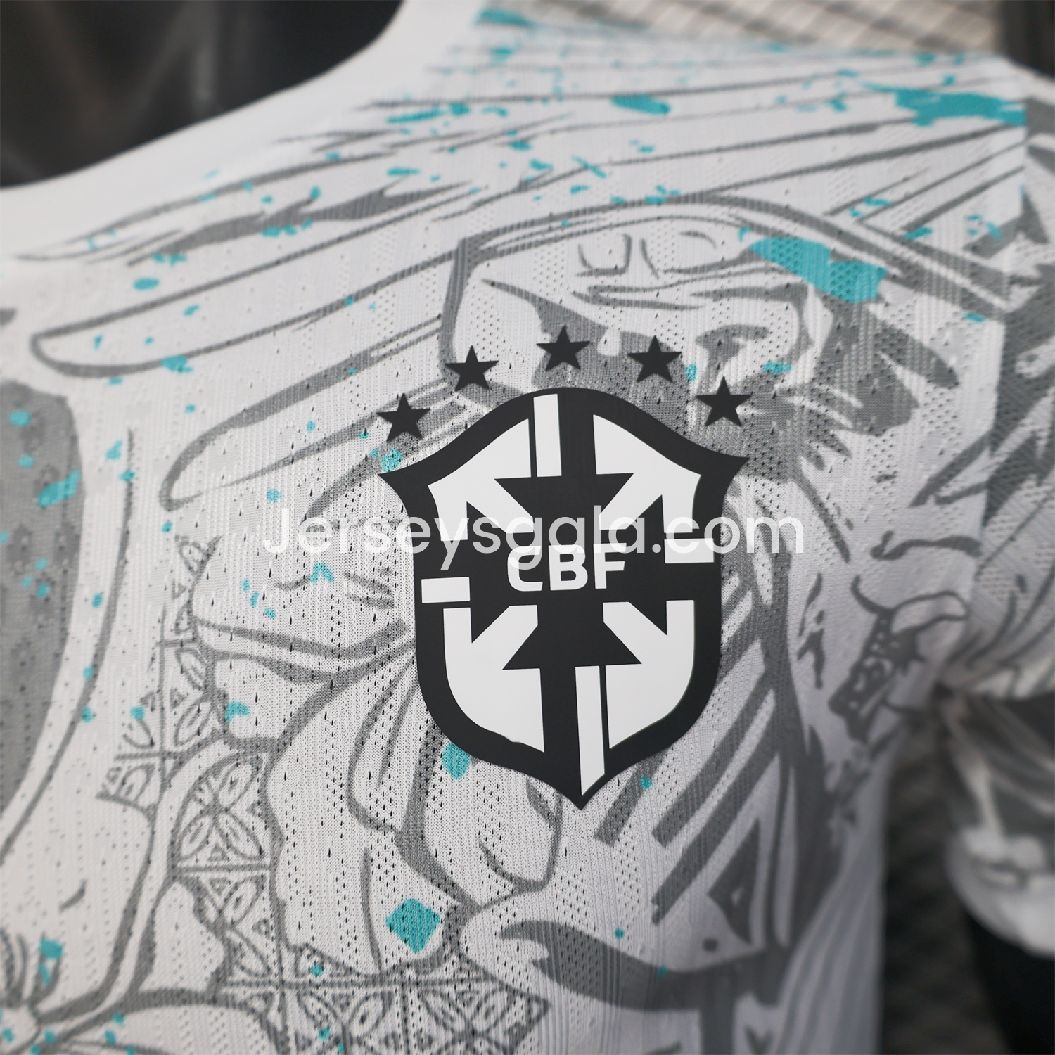 Brazil 2025 Blue Macaw Special Edition Jersey - Player Version - SOCCERDEALSHOP