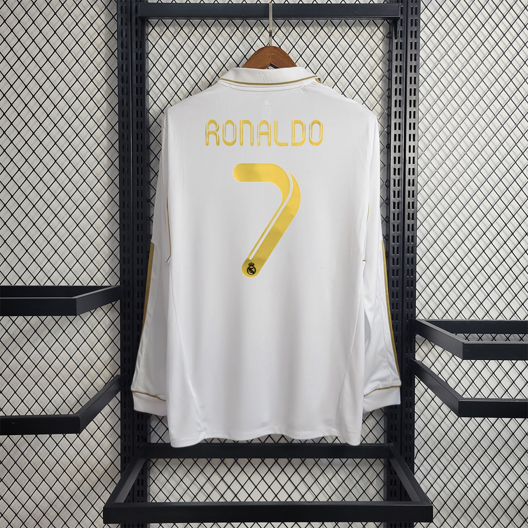 Retro Real Madrid 11-12 Home Long Sleeve Jersey - SOCCERDEALSHOP