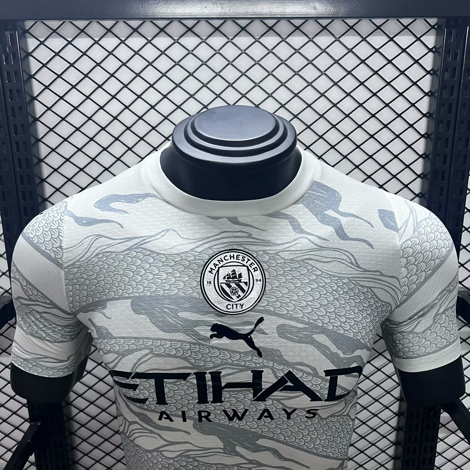 Manchester City 2024 Year of the Dragon Pre-match Jersey - Player Version - SOCCERDEALSHOP