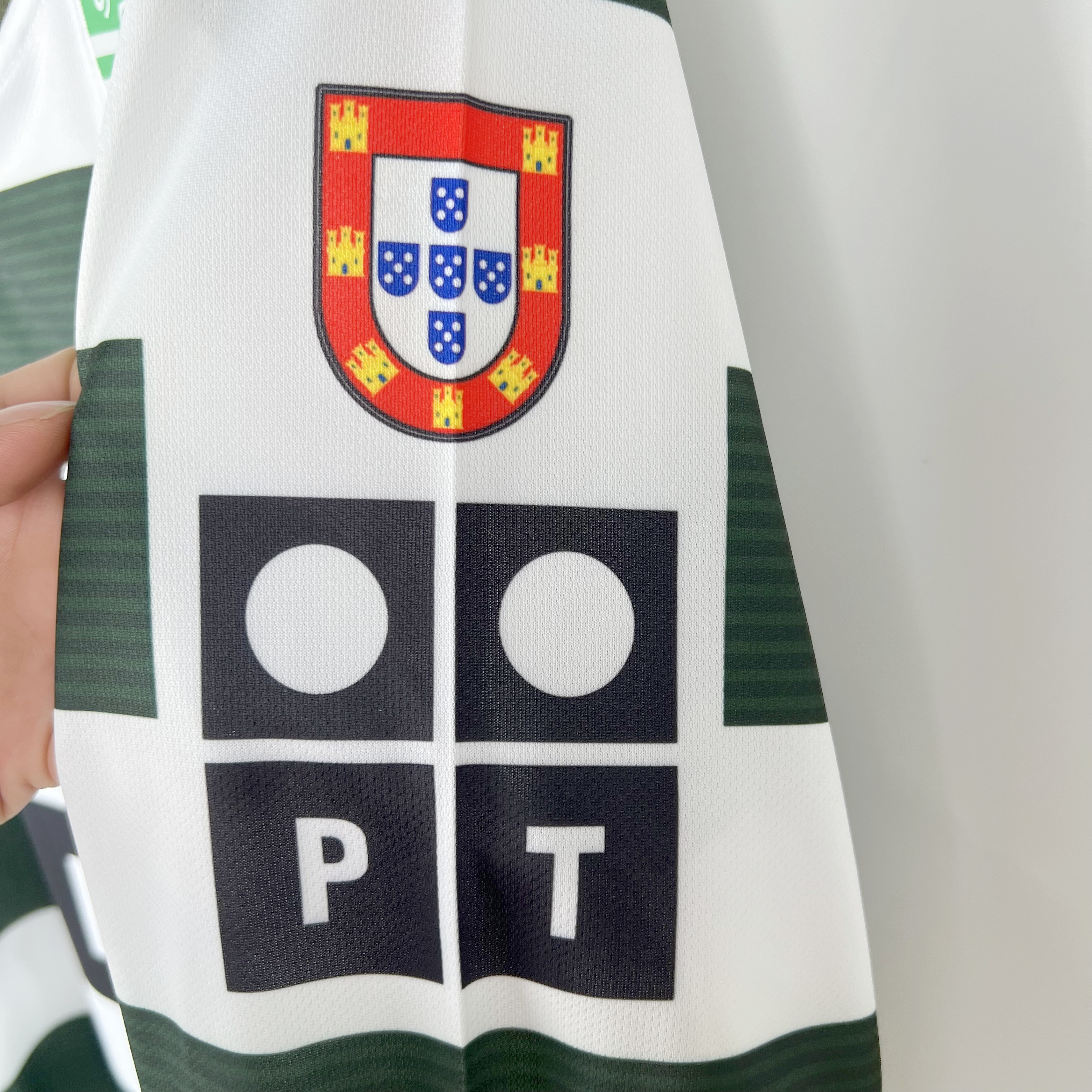 Retro Sporting CP 03-04 Home Stadium Long Sleeve Jersey - SOCCERDEALSHOP