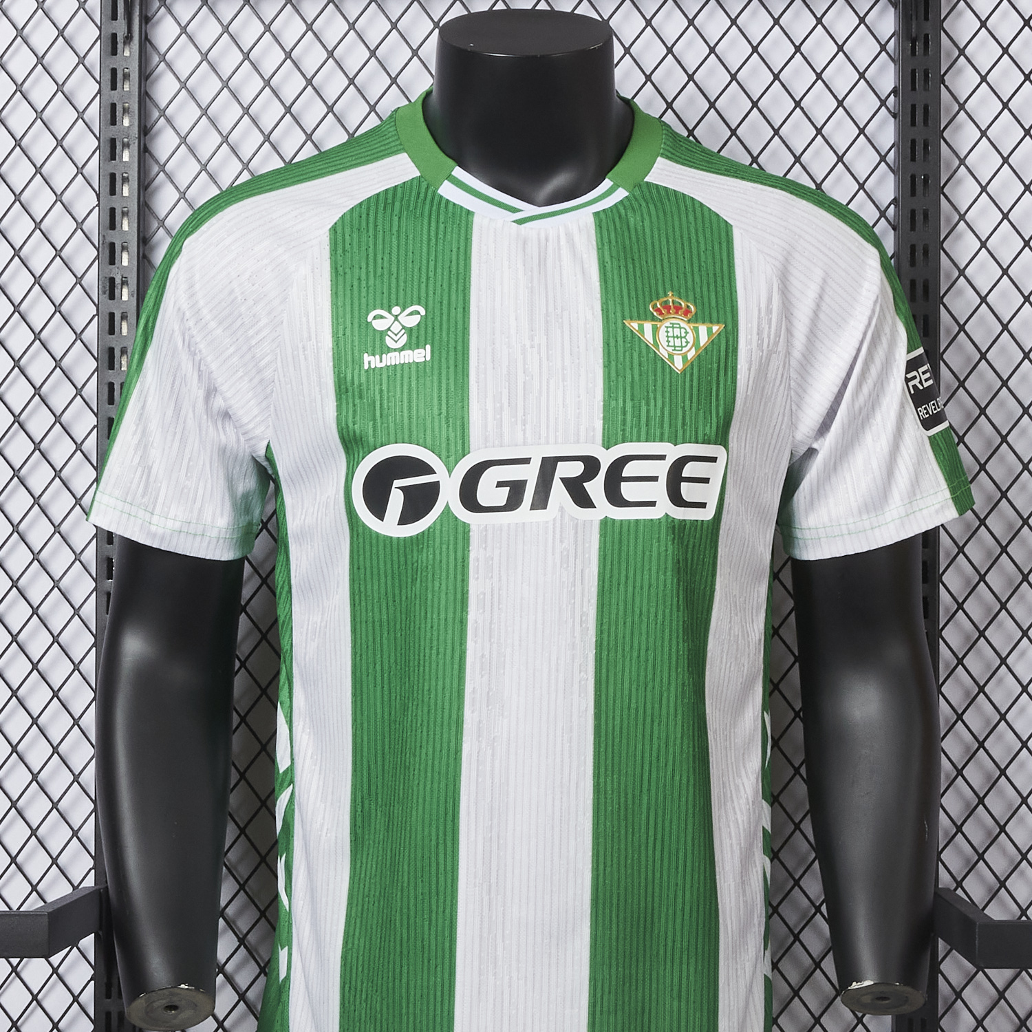 Real Betis 25-26 Home Stripes Jersey - Player Version - SOCCERDEALSHOP