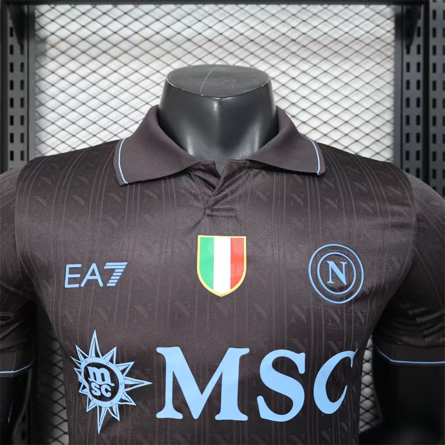 Napoli 25-26 Third Black Jersey - Player Version - SOCCERDEALSHOP