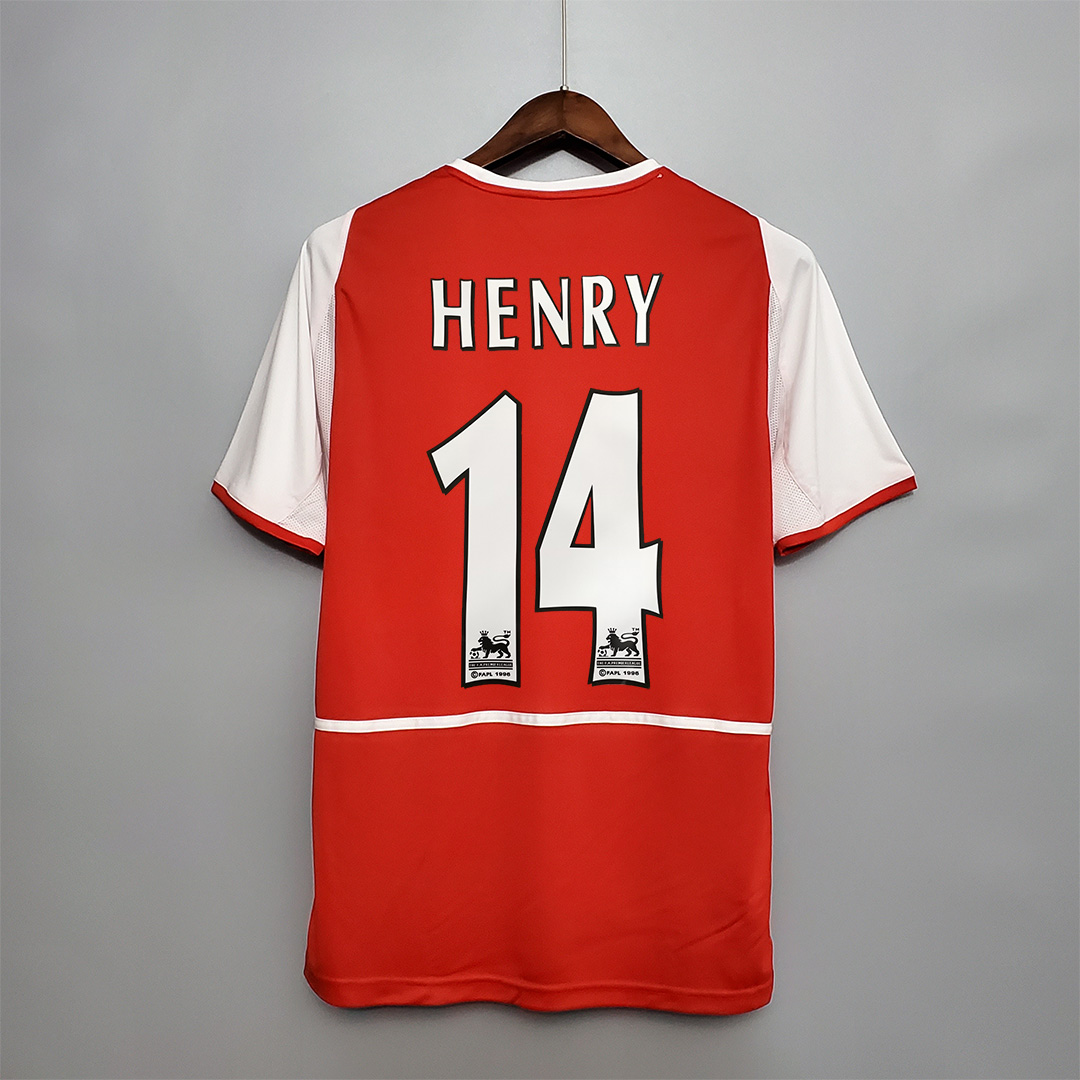 Retro Arsenal 02-04 Home Stadium Jersey - SOCCERDEALSHOP