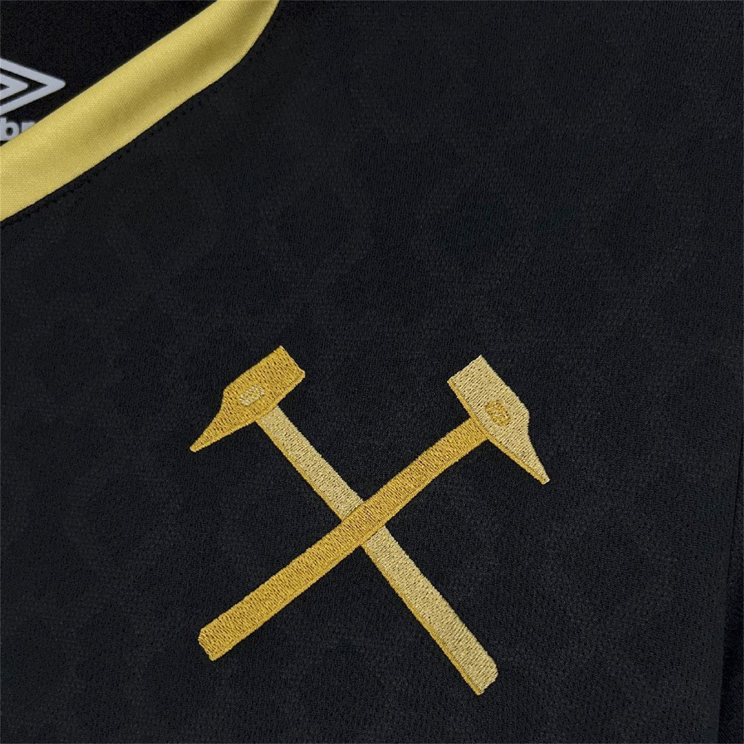 West Ham United 25-26 Third Black Jersey - Fans Version - SOCCERDEALSHOP