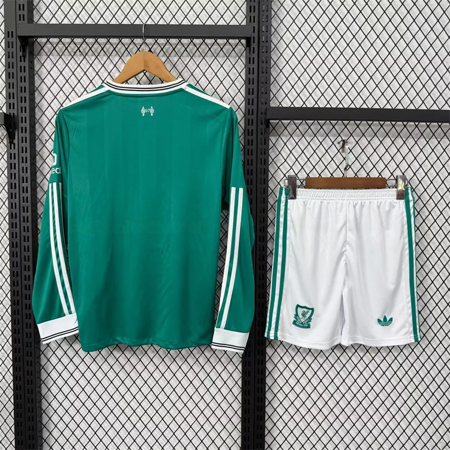 Liver.pool 25-26 Third Green Long Sleeves Kids Kit - SOCCERDEALSHOP