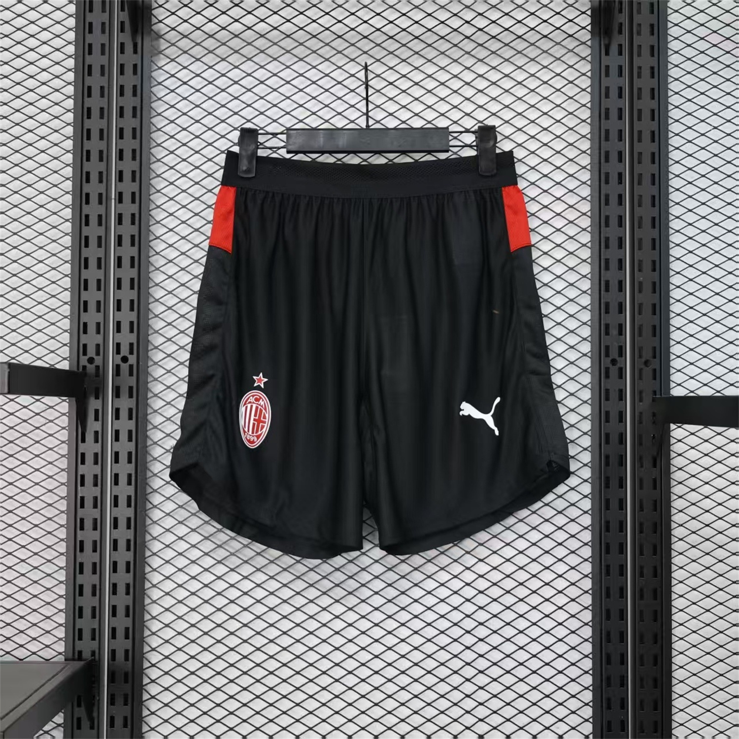 AC Milan 25-26 Home Black Shorts - Player Version - SOCCERDEALSHOP