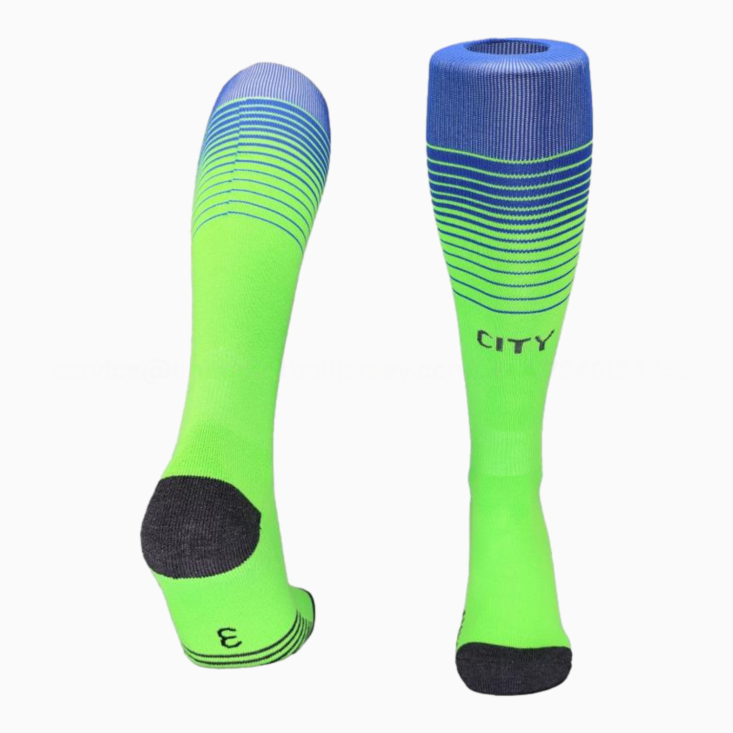 Manchester City 25-26 Third Socks - Green - SOCCERDEALSHOP