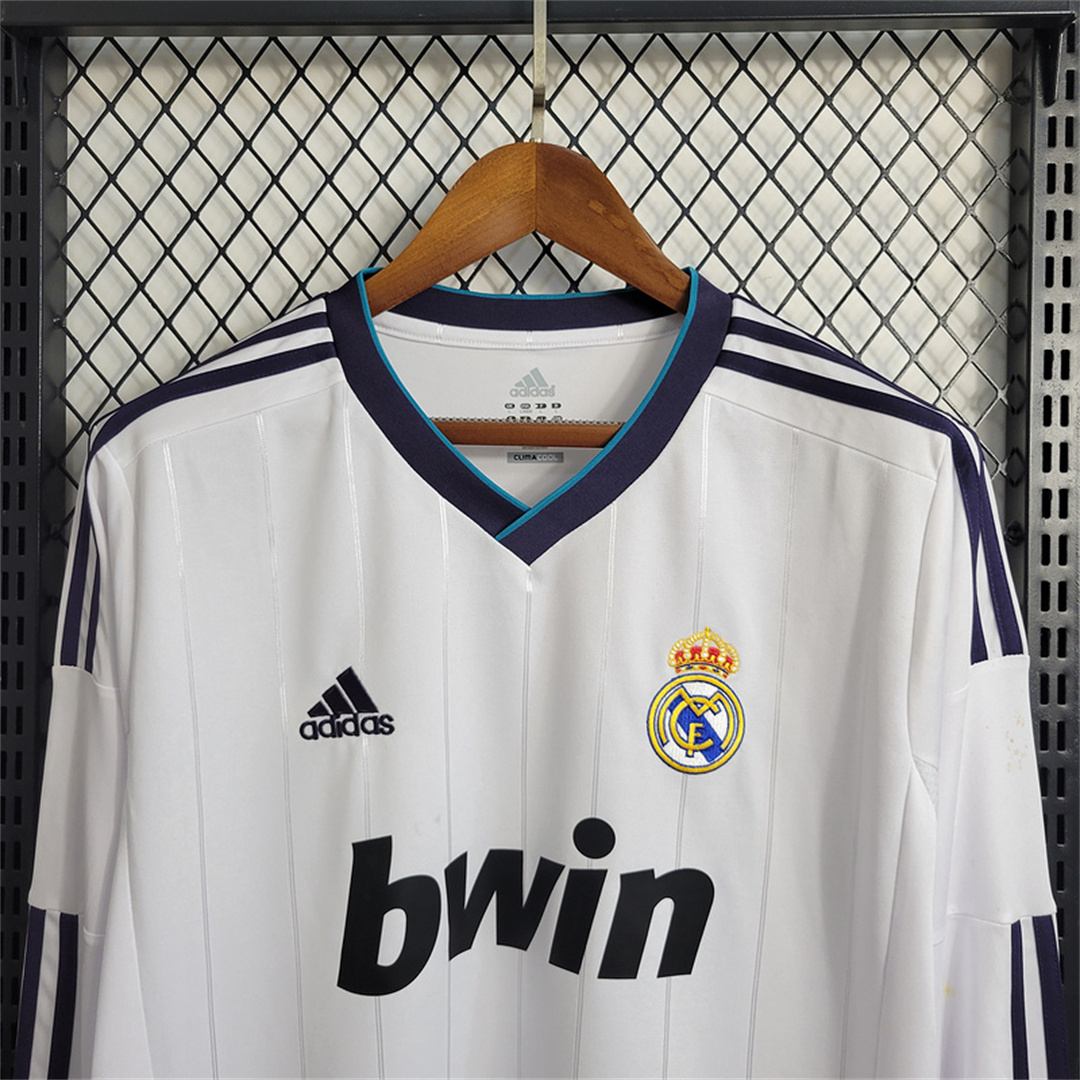 Retro Real Madrid 12-13 Home Long Sleeve Jersey - SOCCERDEALSHOP