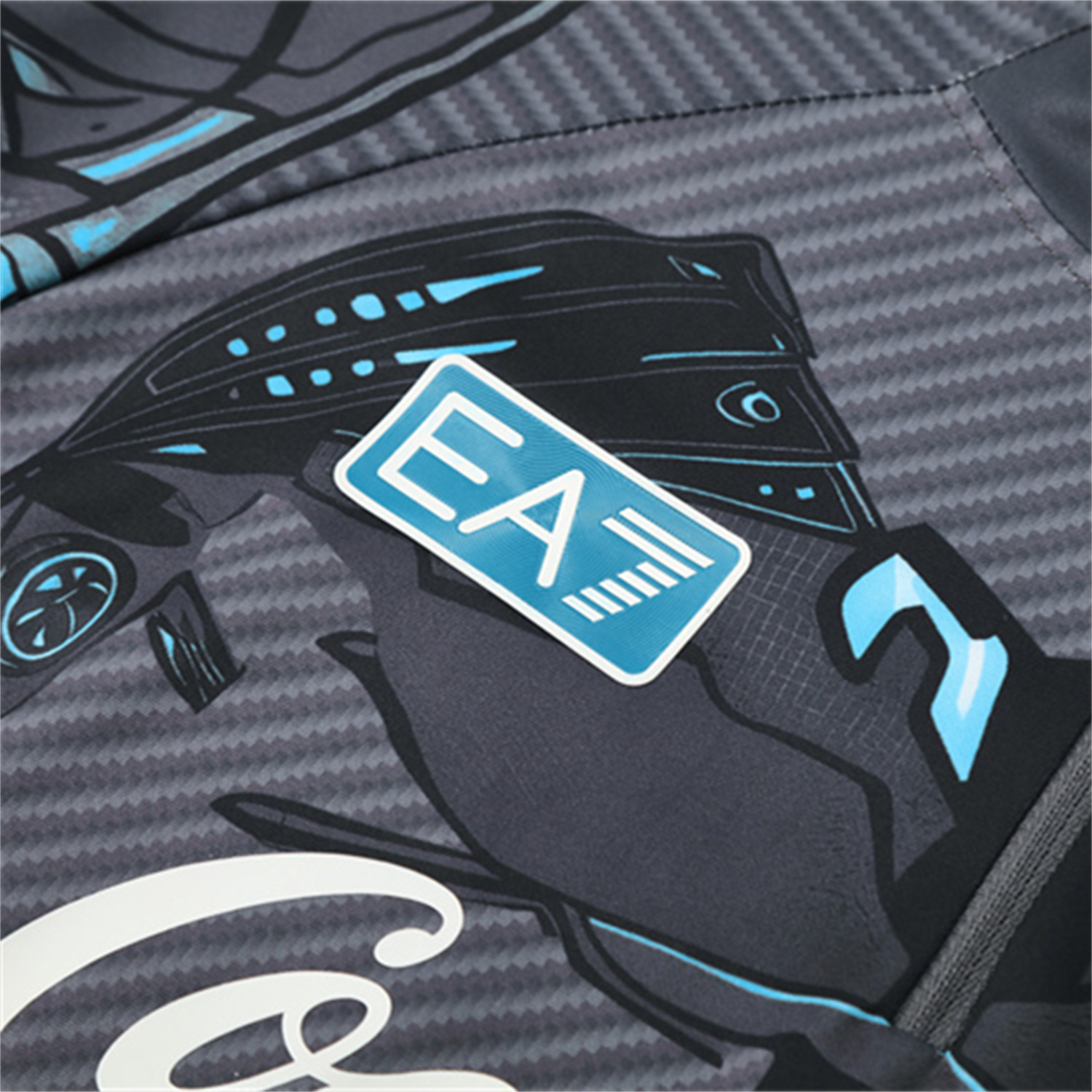 Napoli 25-26 Kids Long Sleeve Training Set - Gray Mecha Top & Black Pants - SOCCERDEALSHOP