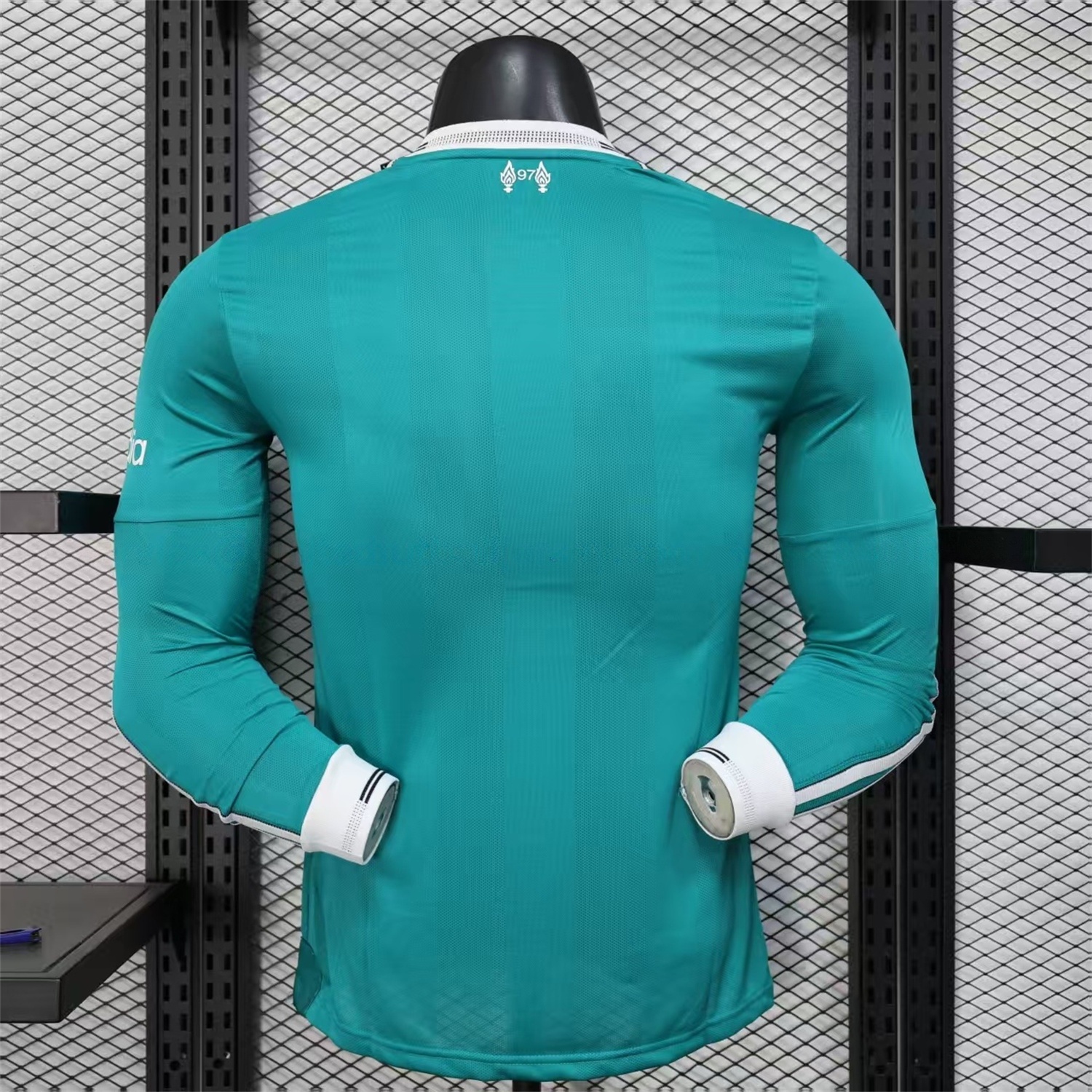Liver.pool 25-26 Third Green Long Sleeves Jersey - Player Version - SOCCERDEALSHOP