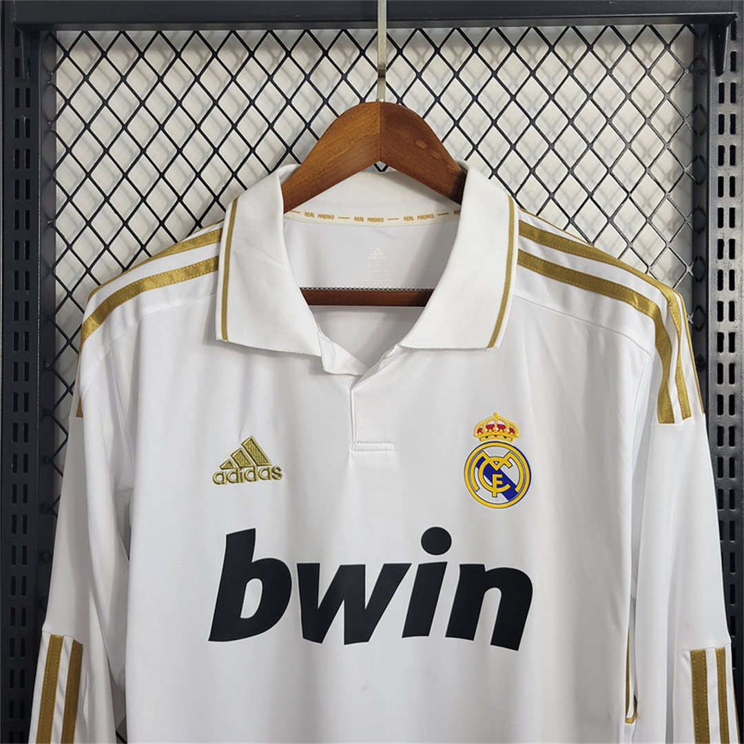 Retro Real Madrid 11-12 Home Long Sleeve Jersey - SOCCERDEALSHOP