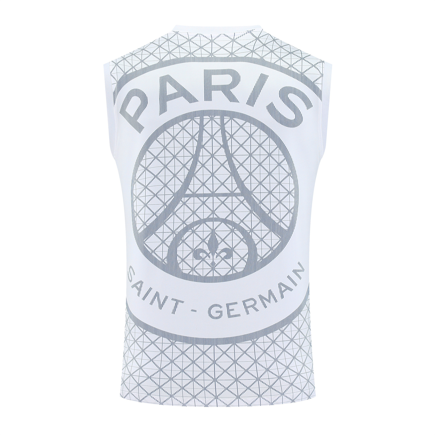 Paris Saint-Germain PSG 25-26 Vest Training Set - White Vest & Deep Blue Shorts - SOCCERDEALSHOP