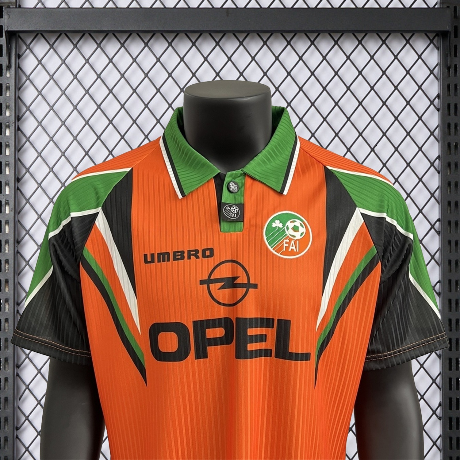 Retro Ireland 1996-97 Away Orange Jersey - SOCCERDEALSHOP