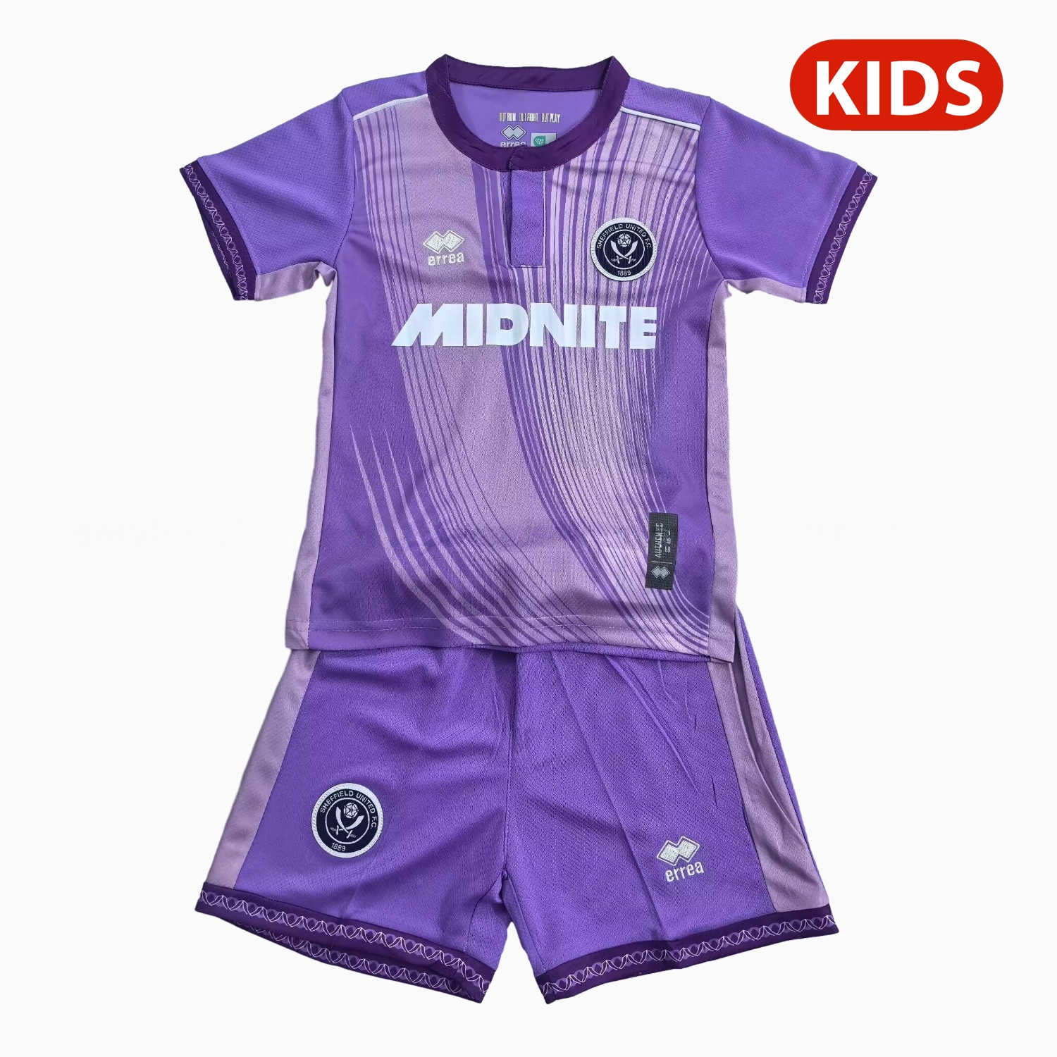 Sheffield United 25-26 Third Purple Kids Kit - SOCCERDEALSHOP