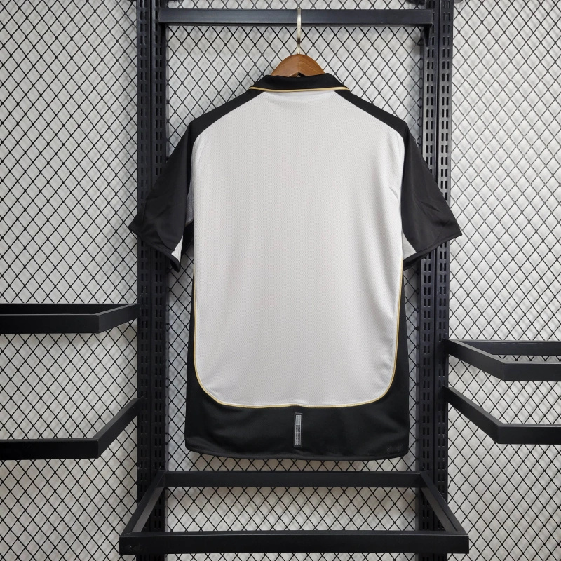 Retro Manchester United 01-02 100th Anniversary Special Edition Jersey - White & Gold - SOCCERDEALSHOP