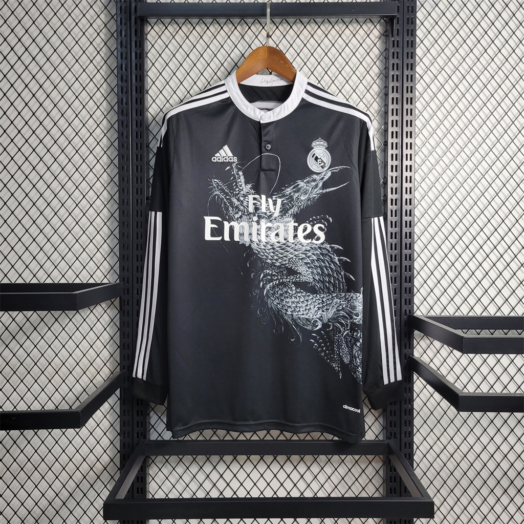 Retro Real Madrid 14-15 Third Long Sleeve Jersey - SOCCERDEALSHOP