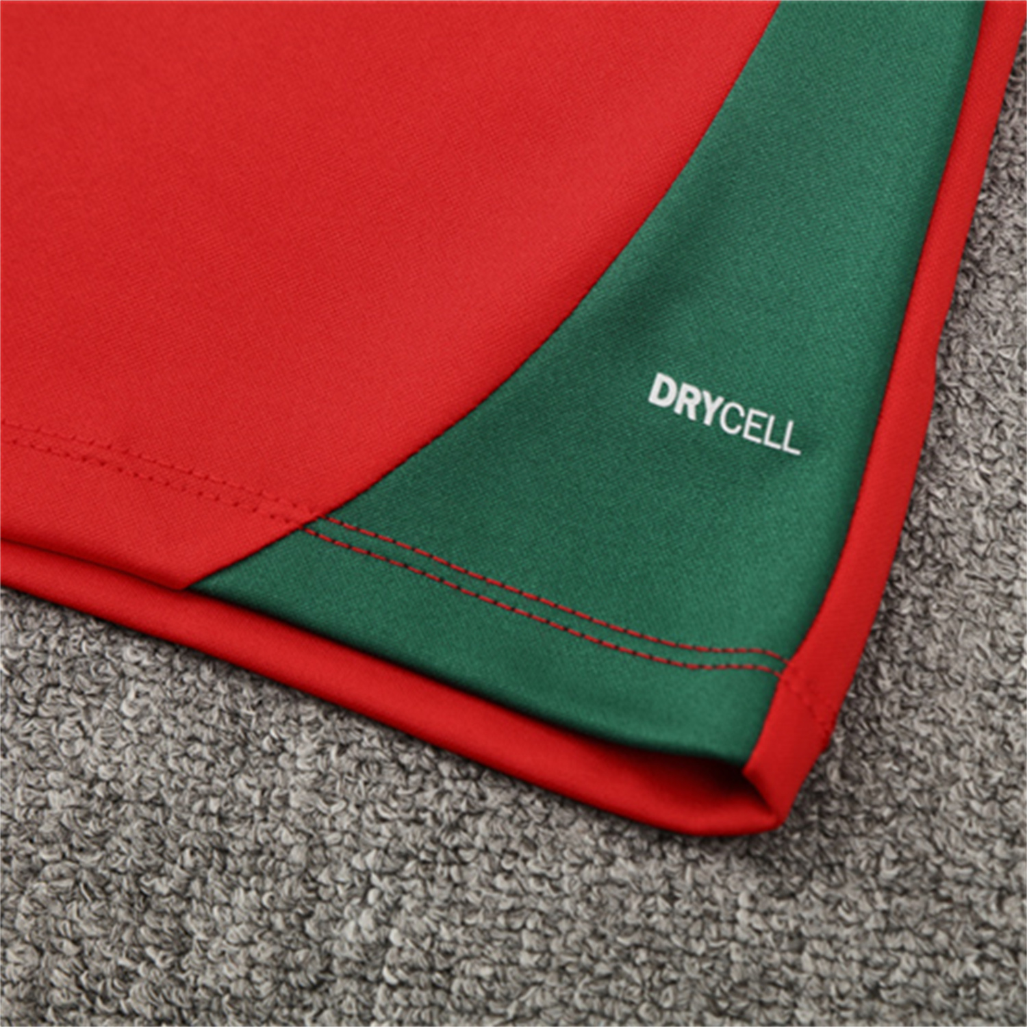 Portugal 25-26 Long Sleeve Training Set - Red Top & Black Pants - SOCCERDEALSHOP