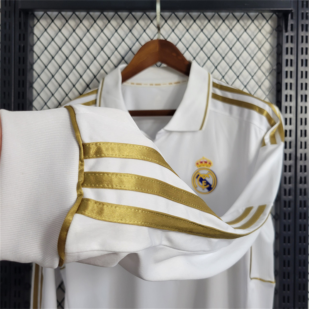 Retro Real Madrid 11-12 Home Long Sleeve Jersey - SOCCERDEALSHOP