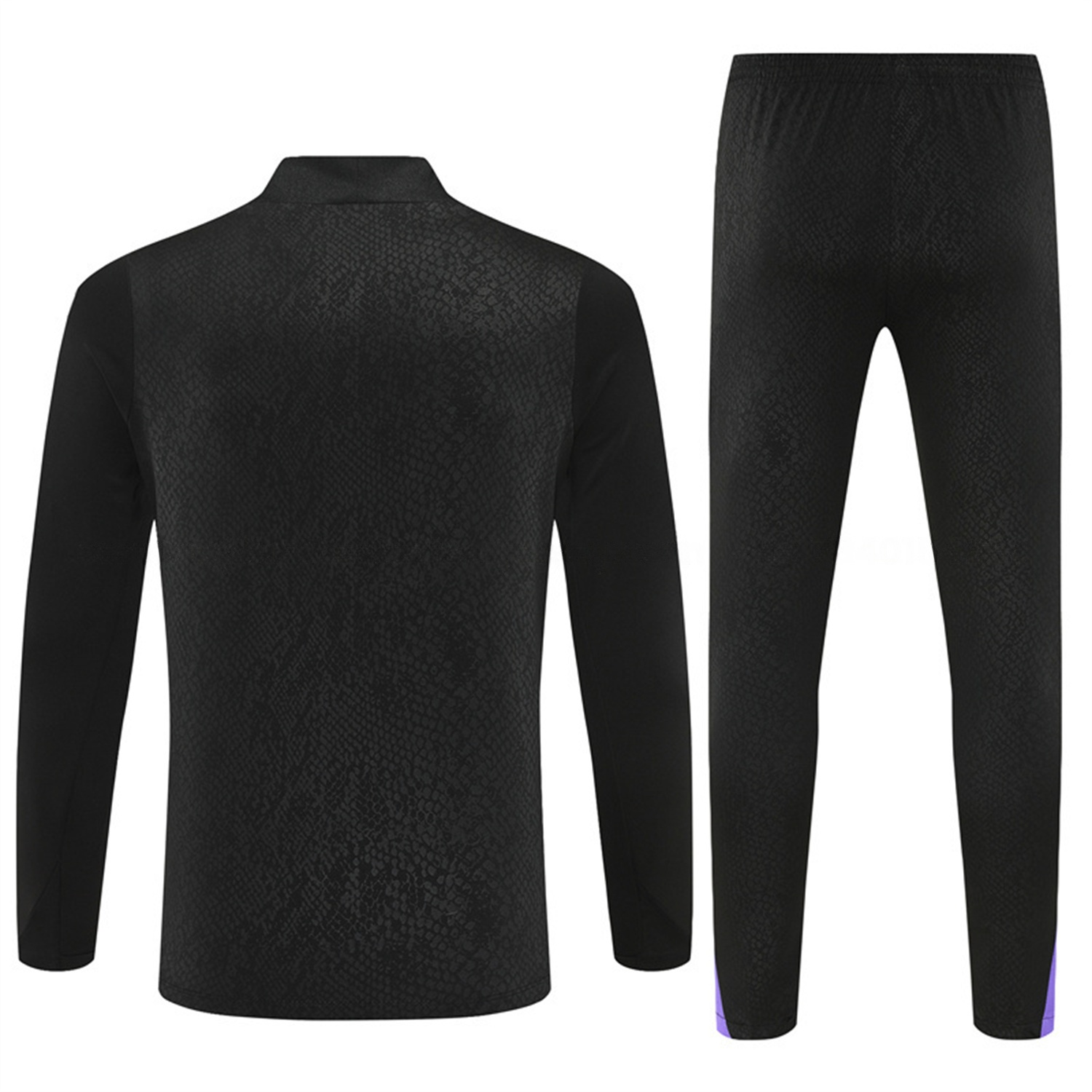 Barcelona 25-26 X KB Long Sleeve Training Set - Black Top & Black Pants - SOCCERDEALSHOP