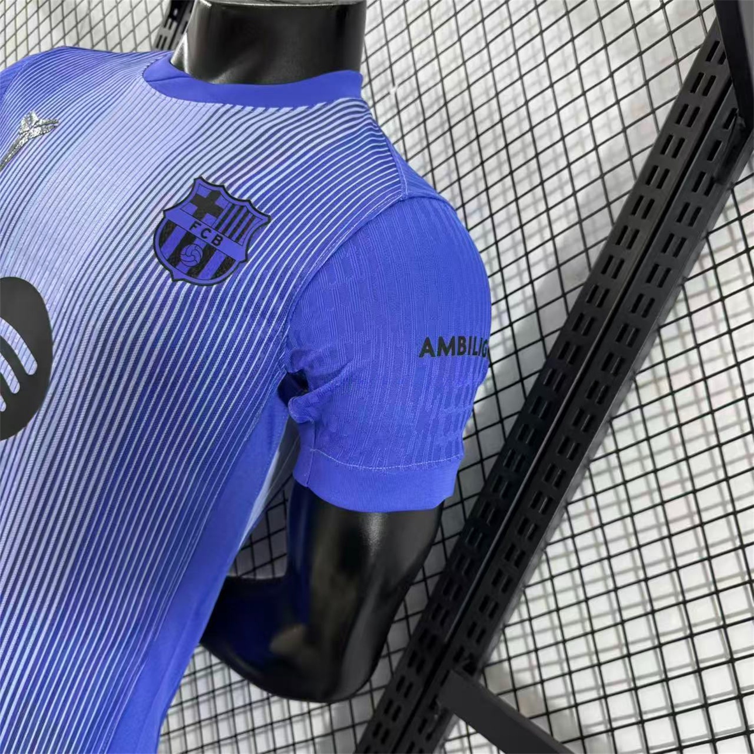 Barcelona 25-26 Purple Gradient Pre-Match Training Jersey - Player Version - SOCCERDEALSHOP