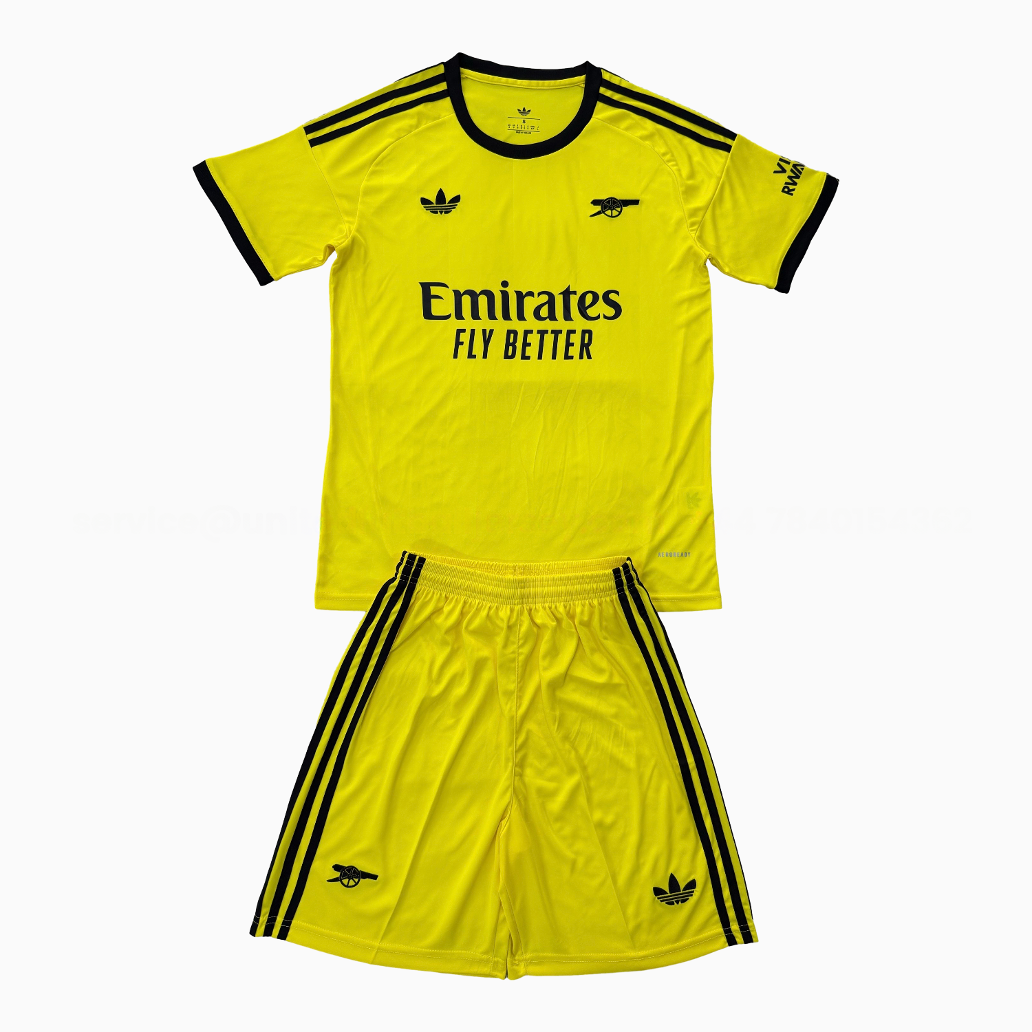 Arsenal 25-26 Yellow Goalkeeper Men's Adult Jersey Set - Fans Version - SOCCERDEALSHOP