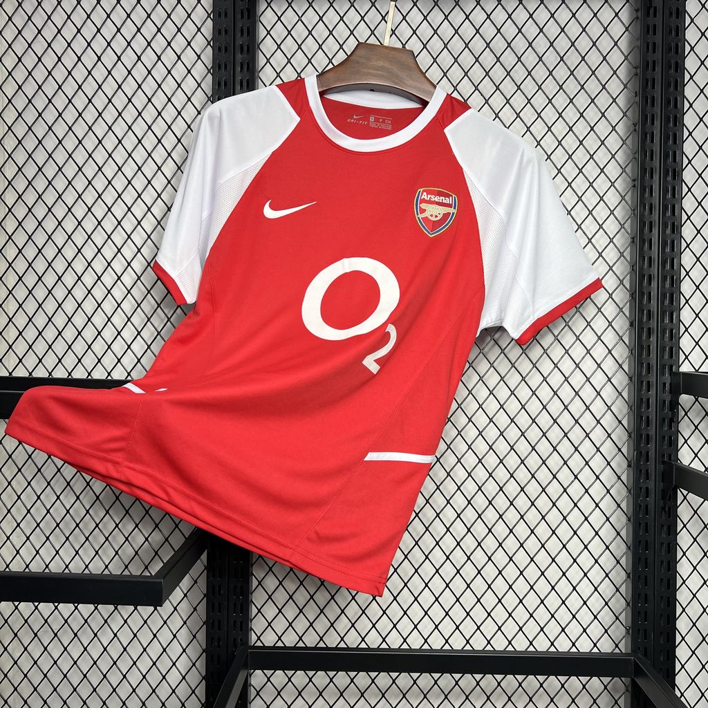 Retro Arsenal 02-04 Home Stadium Jersey - SOCCERDEALSHOP