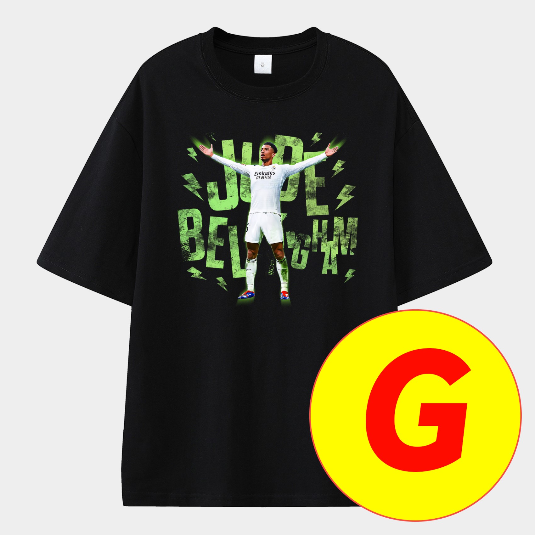 Bellingham Real Madrid England 24-25 25-26 Unisex Pure Cotton T-shirt - SOCCERDEALSHOP