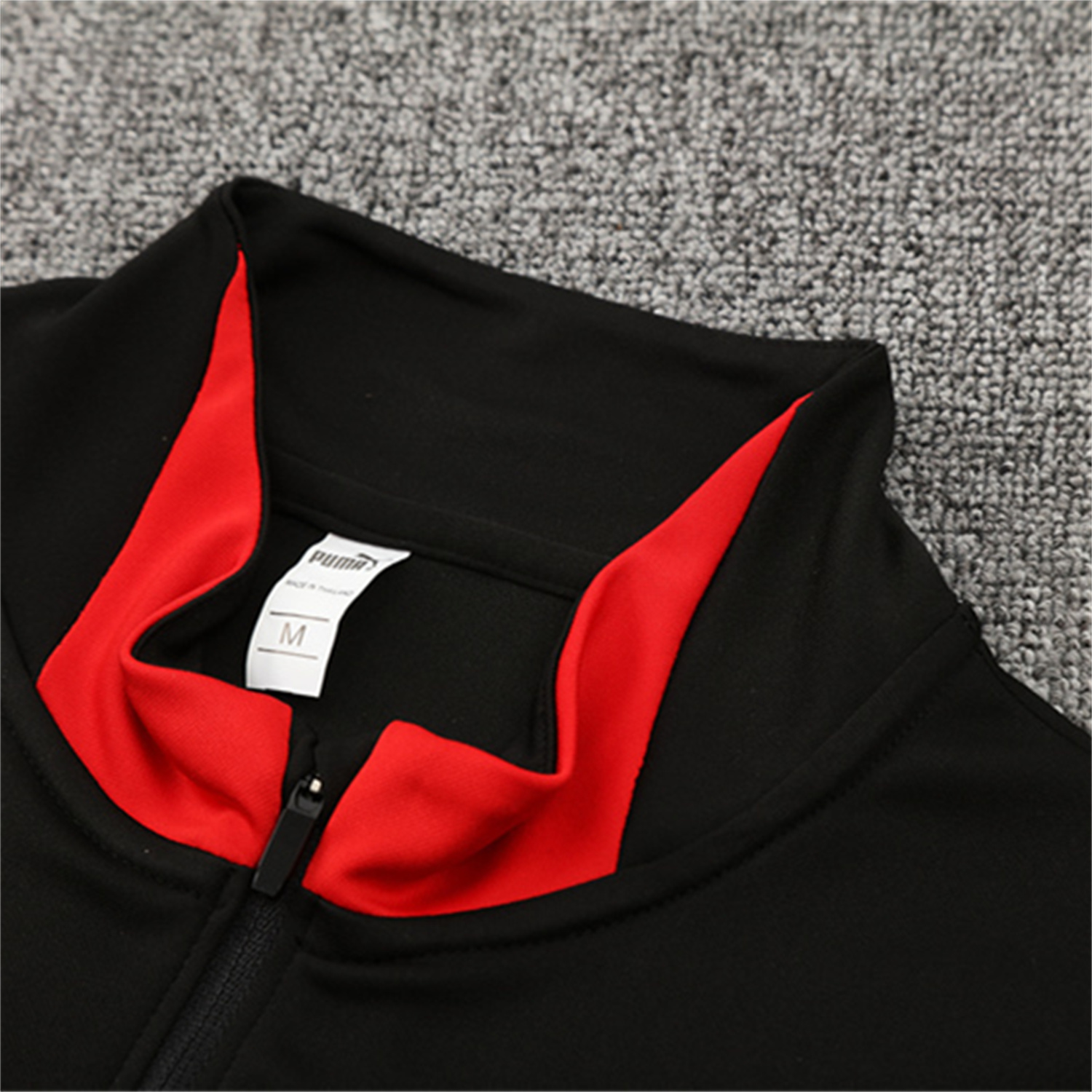 Portugal 25-26 Kids Long Sleeve Training Set - Black Top & Black Pants - SOCCERDEALSHOP